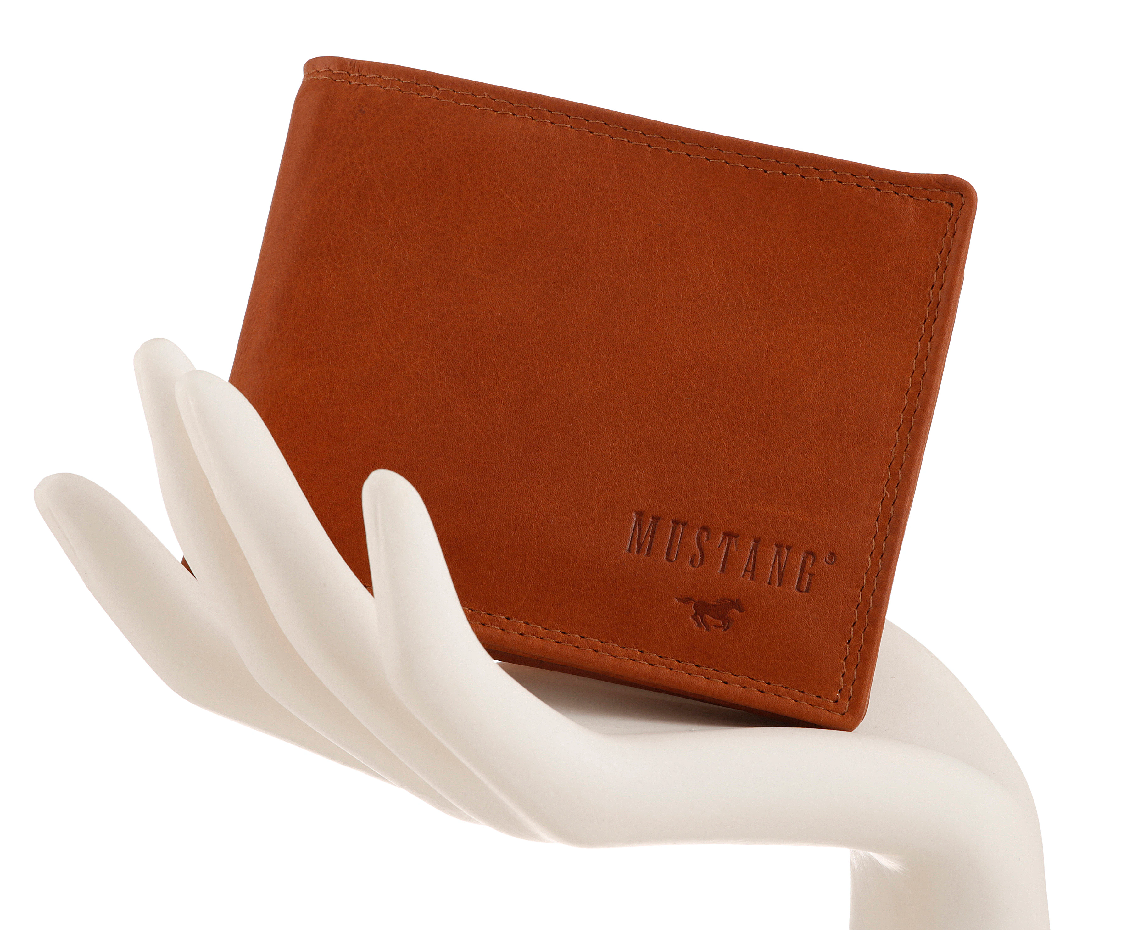 MUSTANG Geldbörse "Udine leather wallet side opening", mit RFID-Schutz günstig online kaufen