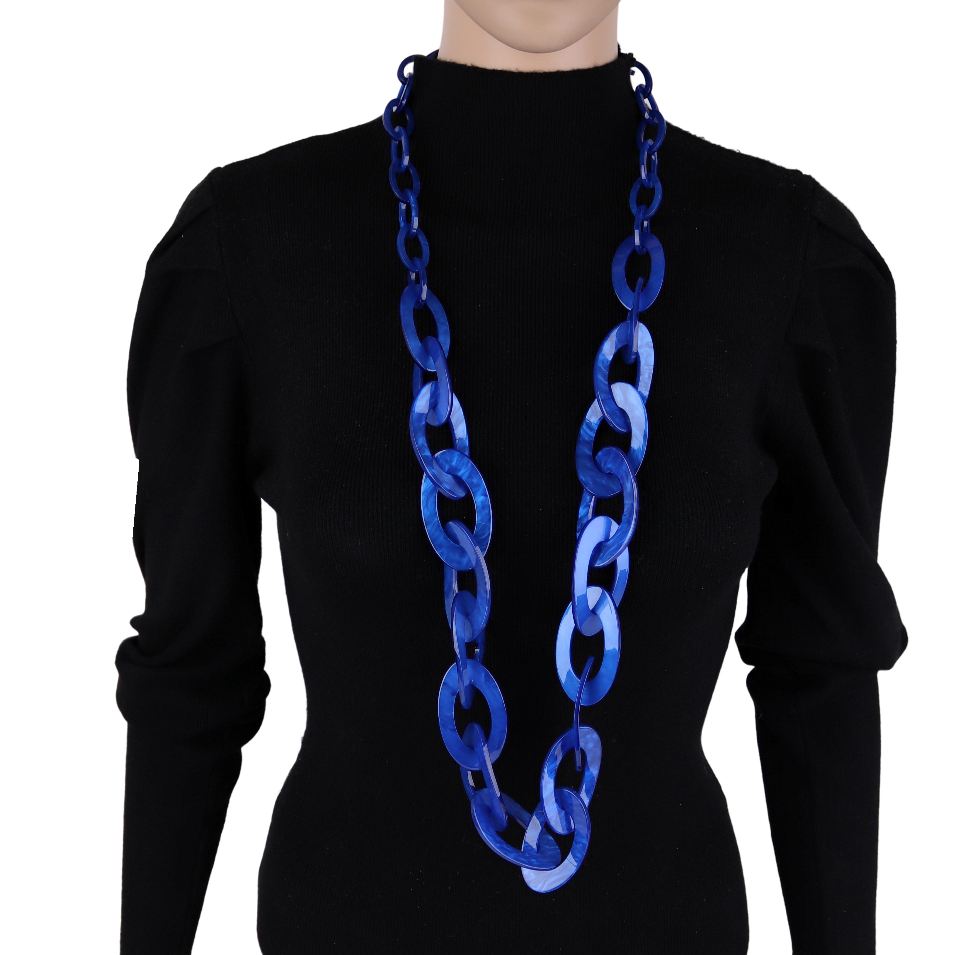 MIRROSI Lange Kette Damen Statement Halskette günstig online kaufen