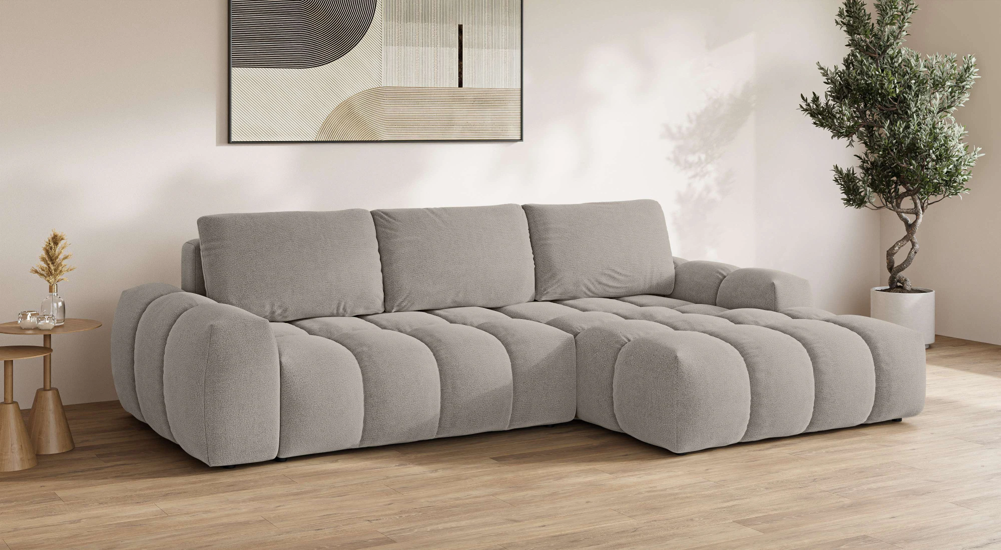 INOSIGN Ecksofa »AZITA klein optionale Schlafsofa mit Bettkasten, B/T/H: 27 günstig online kaufen