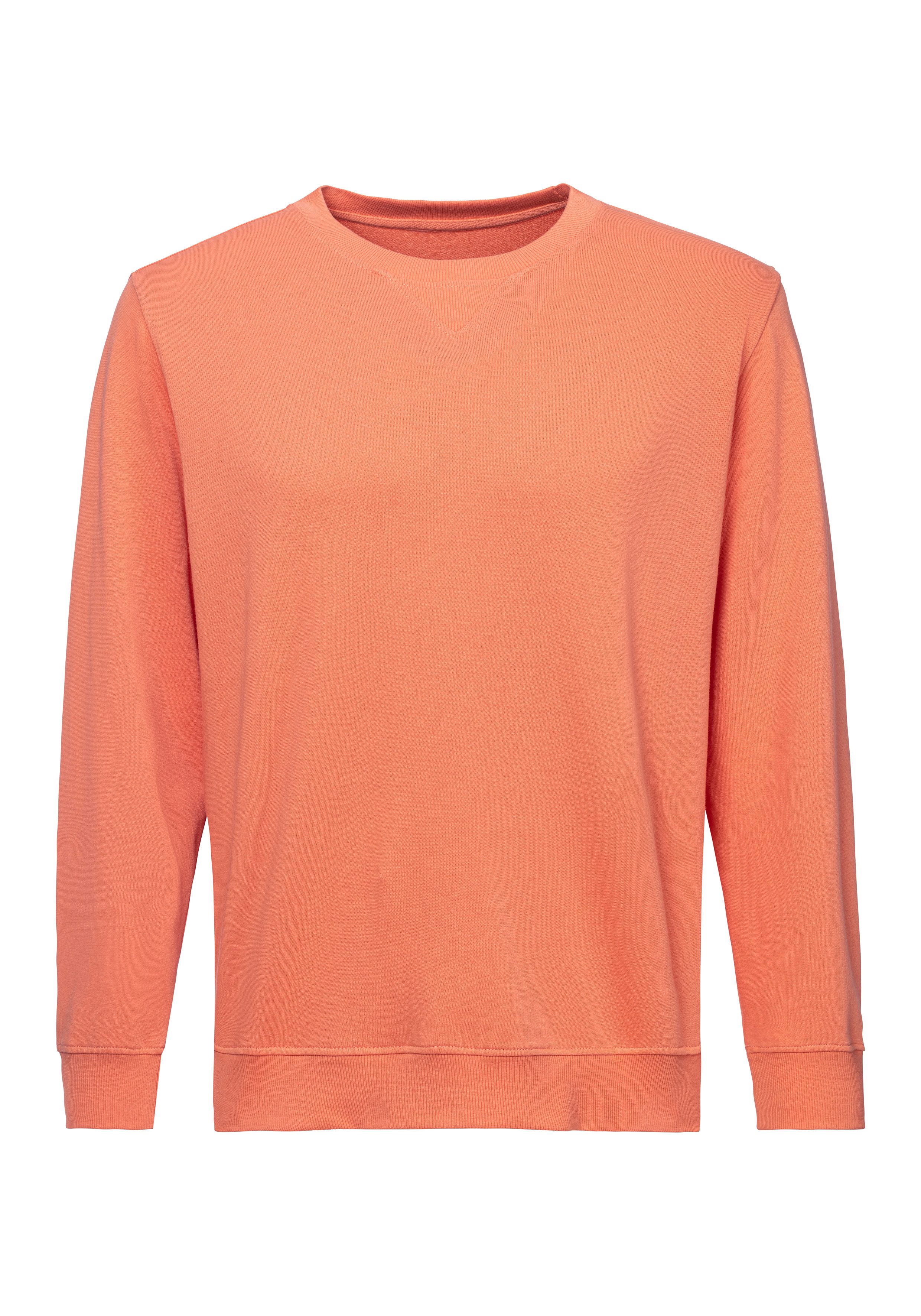 KangaROOS Sweatshirt "mit coolem Rippeinsatz am Ausschnitt vorn" günstig online kaufen