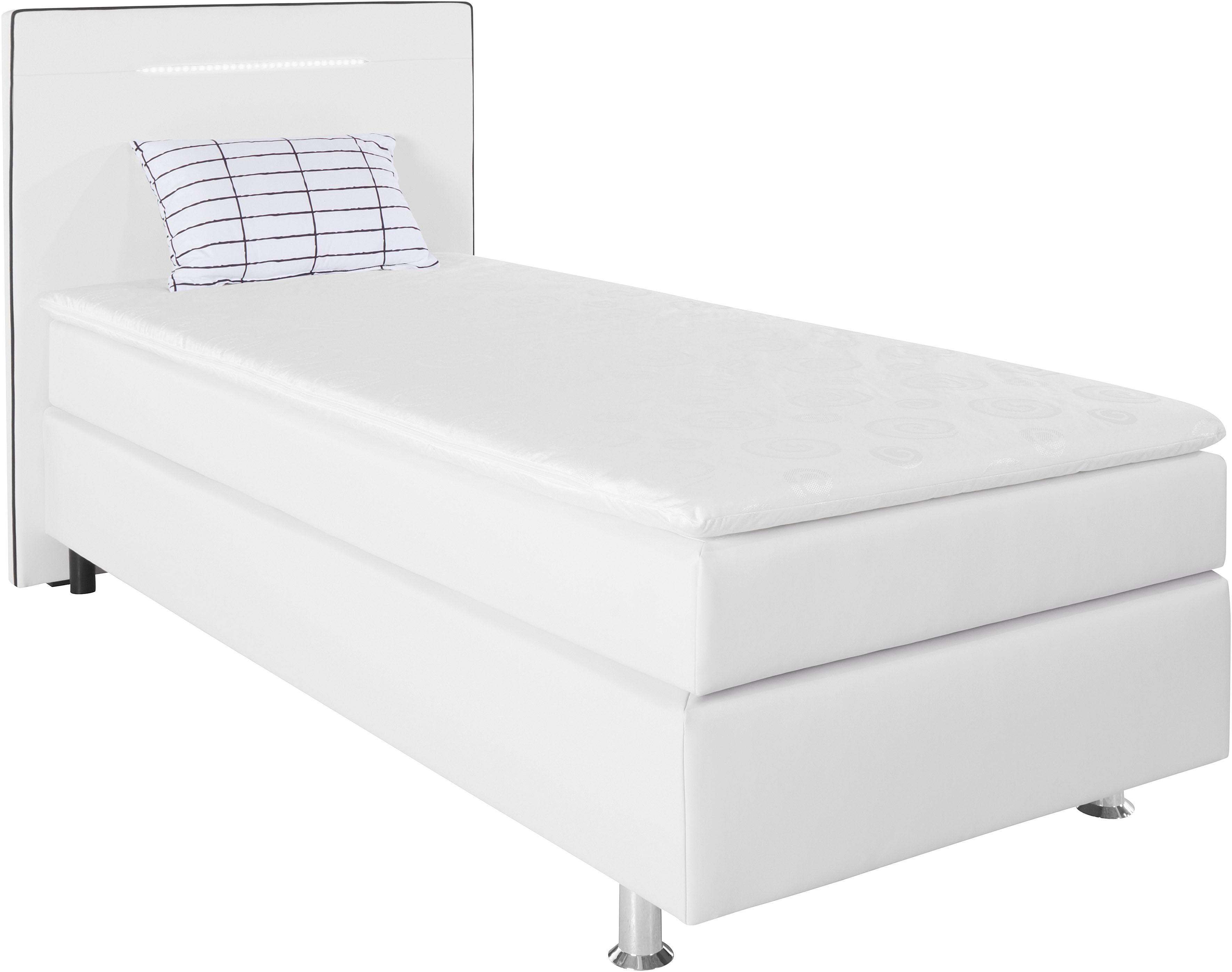 COLLECTION AB Boxspringbett "London, inklusive Topper und Kissen, mit LED-B günstig online kaufen