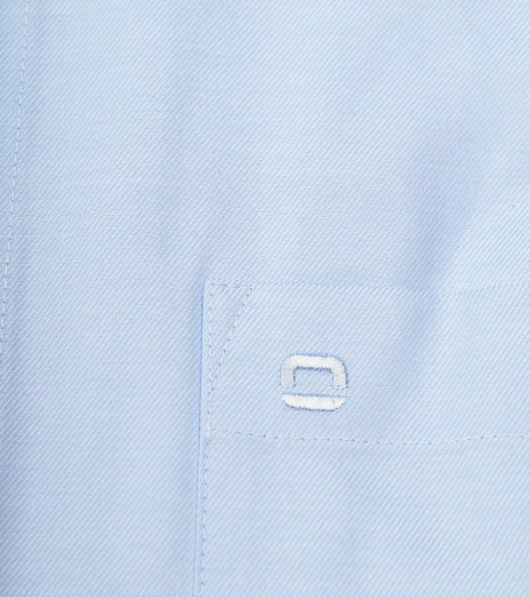 OLYMP Baumwolle Hemd Luxor Blau - Größe 46 günstig online kaufen