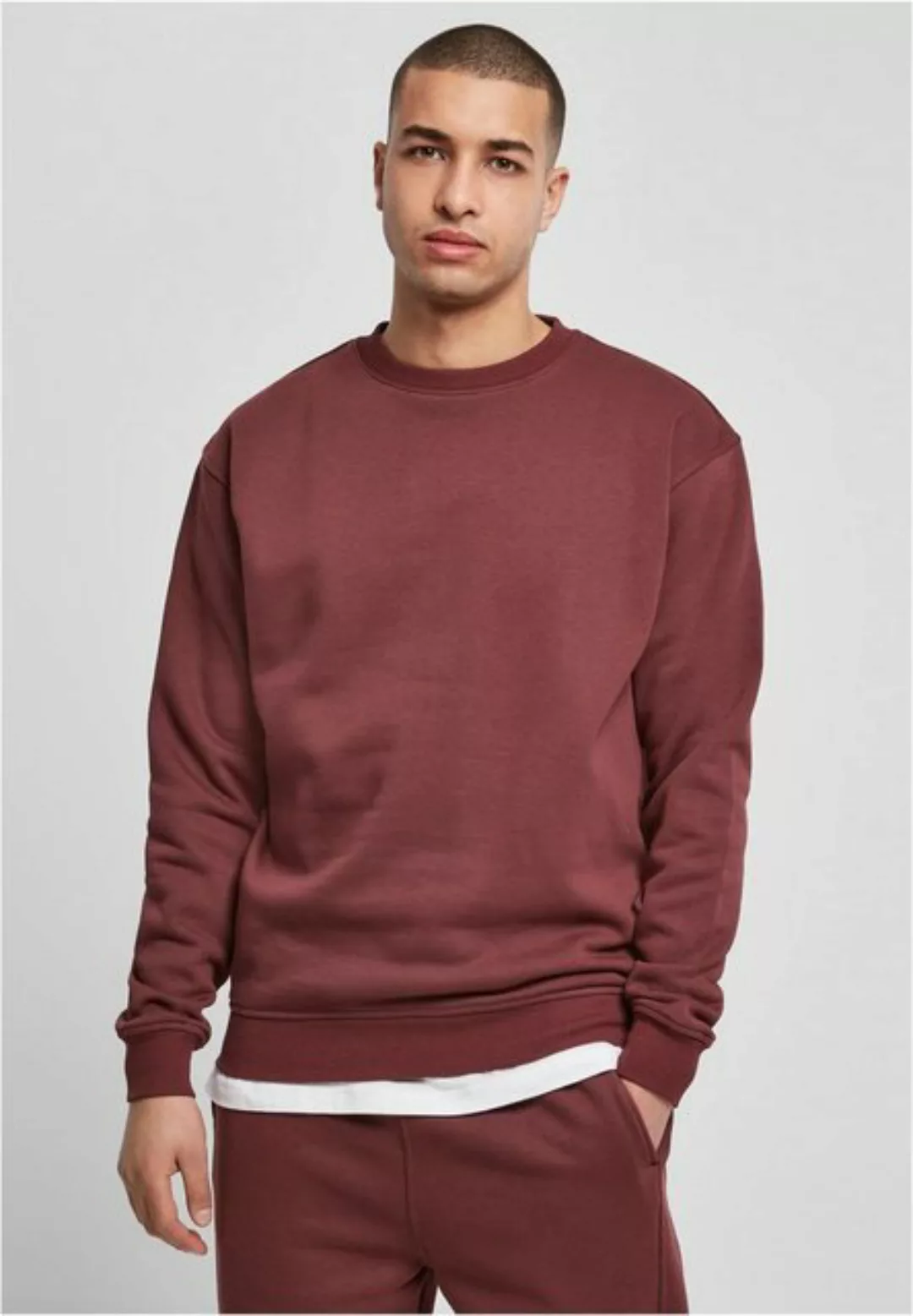 URBAN CLASSICS Sweatshirt TB014E - Crewneck Sweatshirt cherry XXL günstig online kaufen