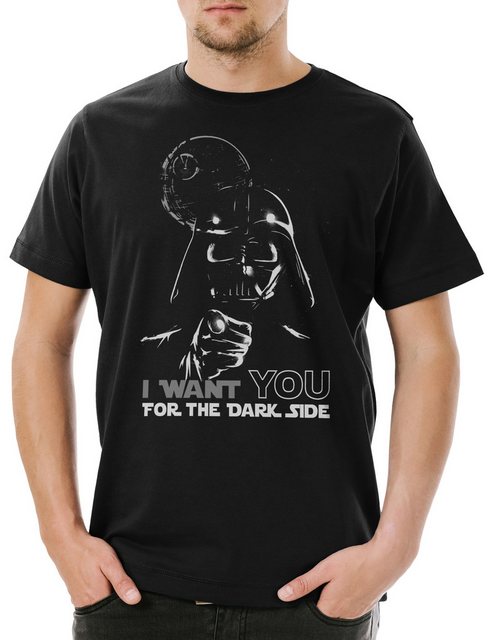 Urban Backwoods Print-Shirt I Want You For The Dark Side Herren T-Shirt Dar günstig online kaufen