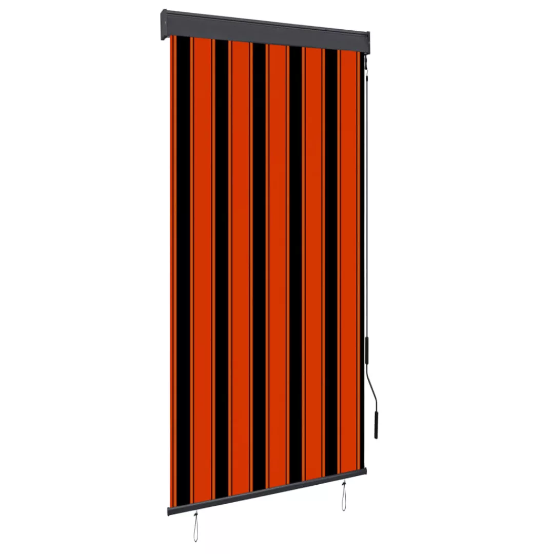 Außenrollo 100 X 250 Cm Orange Und Braun günstig online kaufen