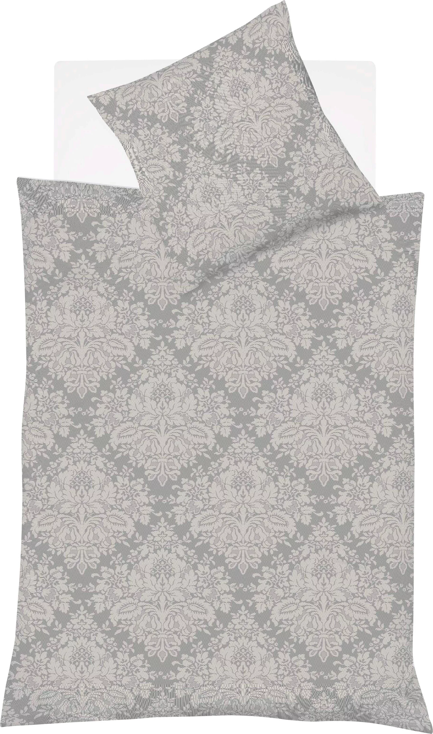 fleuresse Bettwäsche »Lech 3739«, (3 tlg.), Jacquard Flanell, Baumwolle, in günstig online kaufen