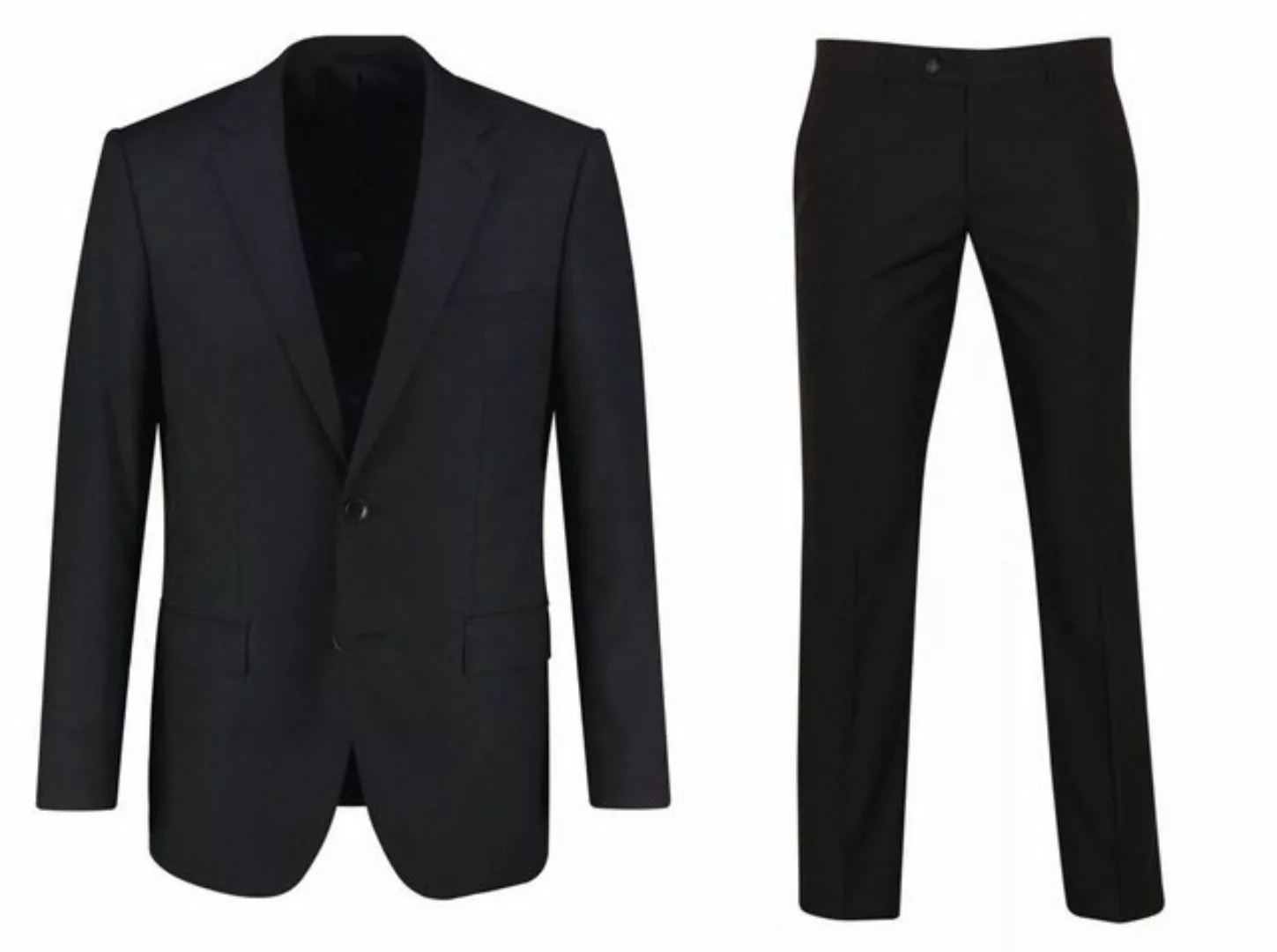 Keskin Collection Anzug Keskin Herren Anzug Schwarz 44-60 und XS-3XL SLIMFI günstig online kaufen