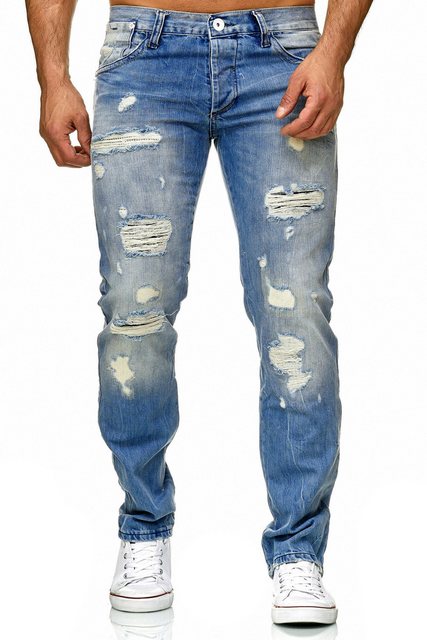 RedBridge Destroyed-Jeans Rebel Stil Regular Fit Premium Qualität günstig online kaufen