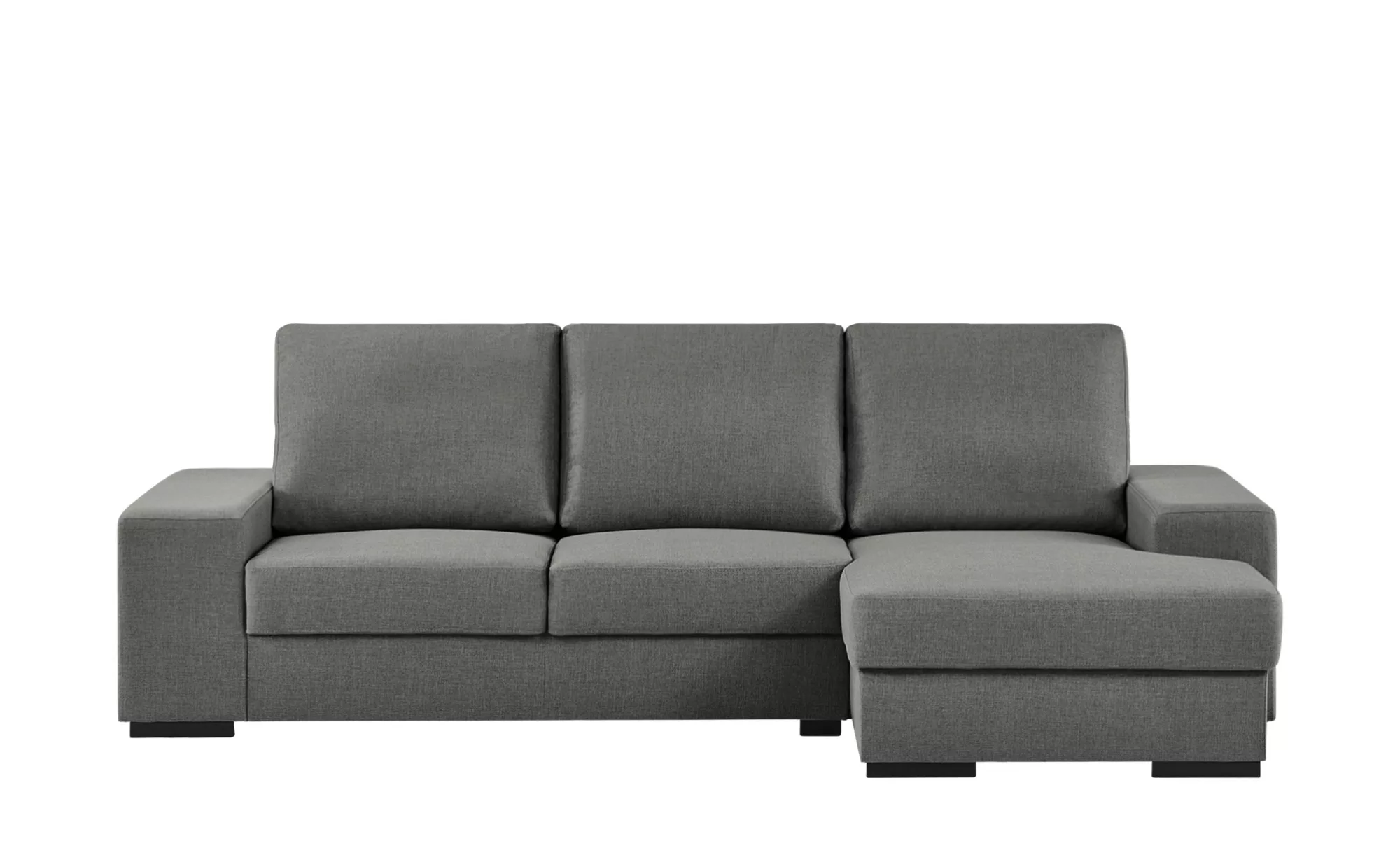 Ecksofa - schwarz - 92 cm - Polstermöbel > Sofas > Ecksofas - Möbel Kraft günstig online kaufen