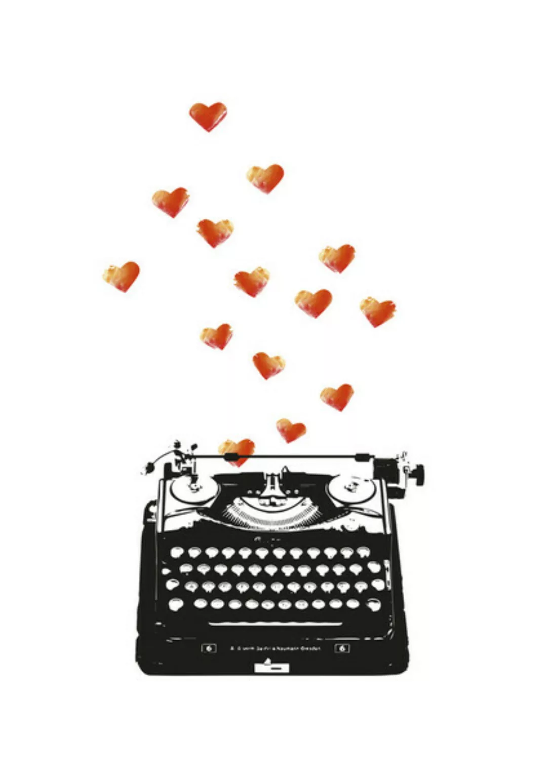 Poster / Leinwandbild - Love Letter günstig online kaufen