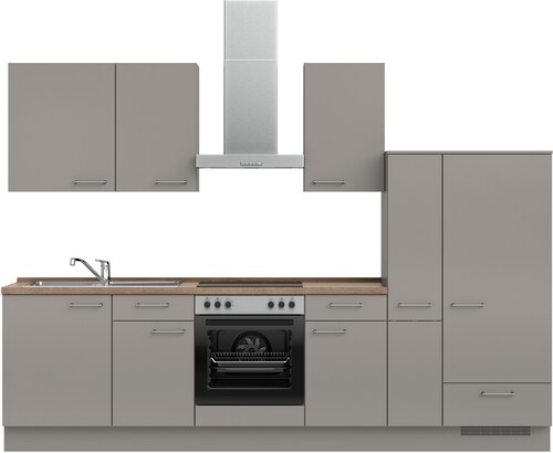nobilia® Küchenzeile »"Laser I"«, vormontiert, Ausrichtung wählbar, Breite günstig online kaufen