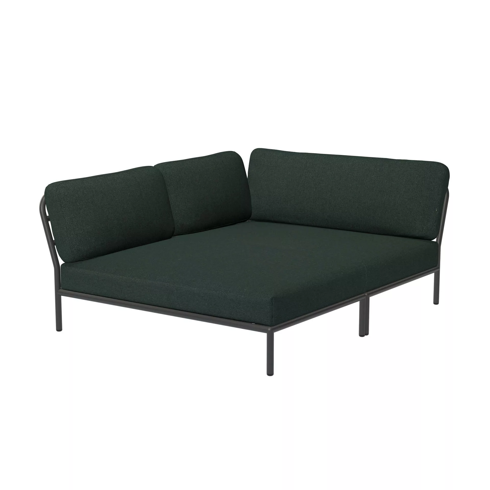 LEVEL Outdoor Eck-Sofa Lounge-Modul 5 Alpine Dunkelgrau Links günstig online kaufen