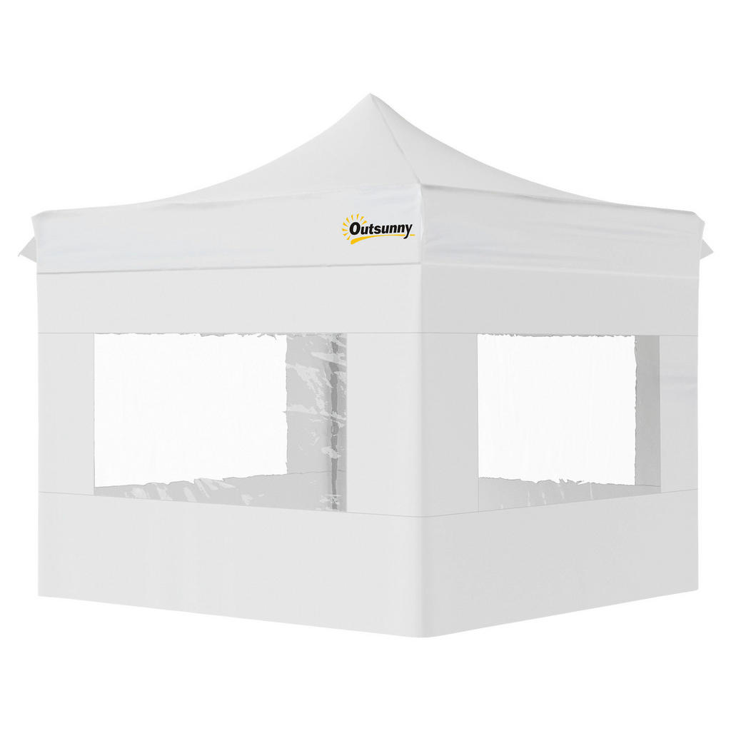 Outsunny Pavillon weiß Metall B/H/L: ca. 300x320x300 cm günstig online kaufen