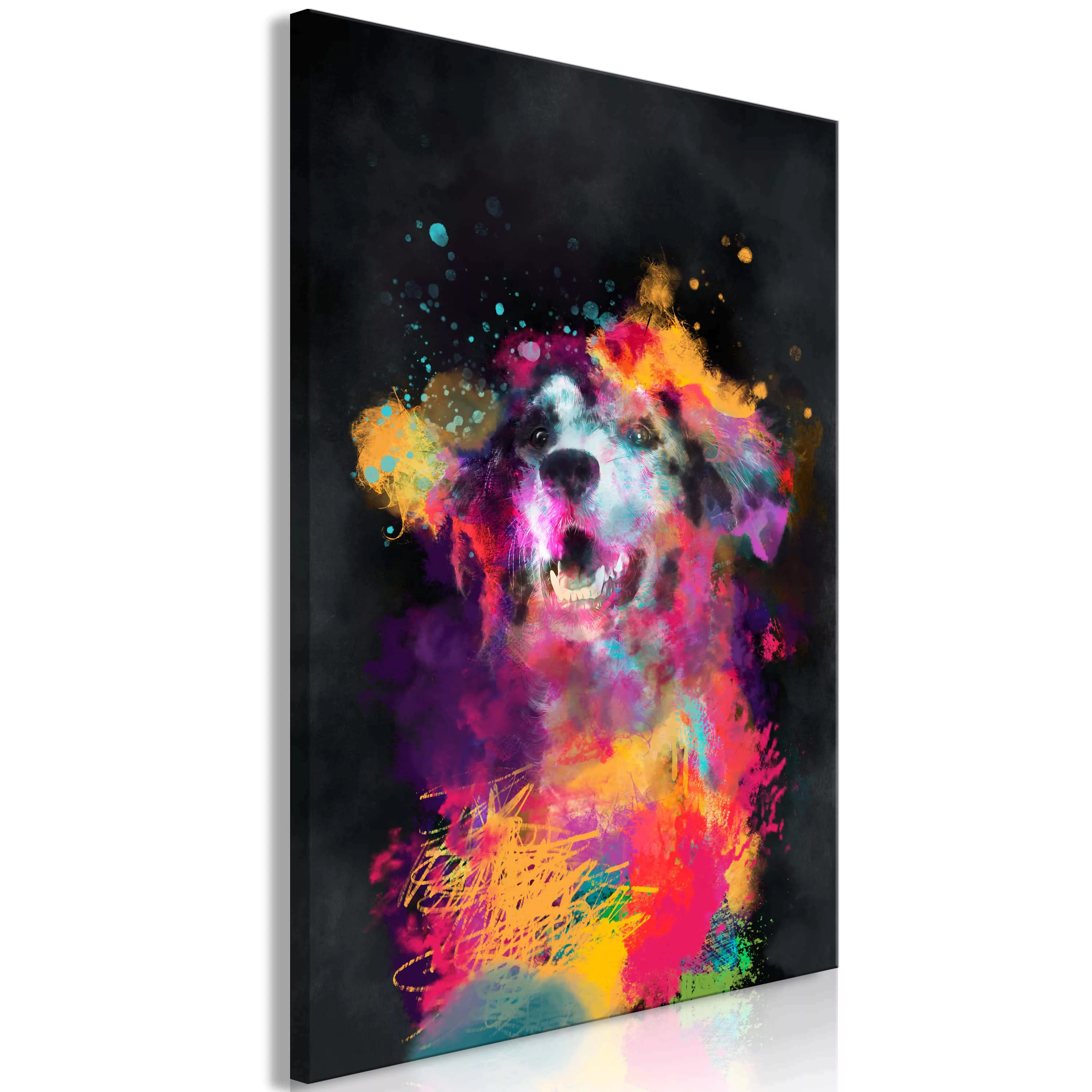 Wandbild - Dog's Joy (1 Part) Vertical günstig online kaufen
