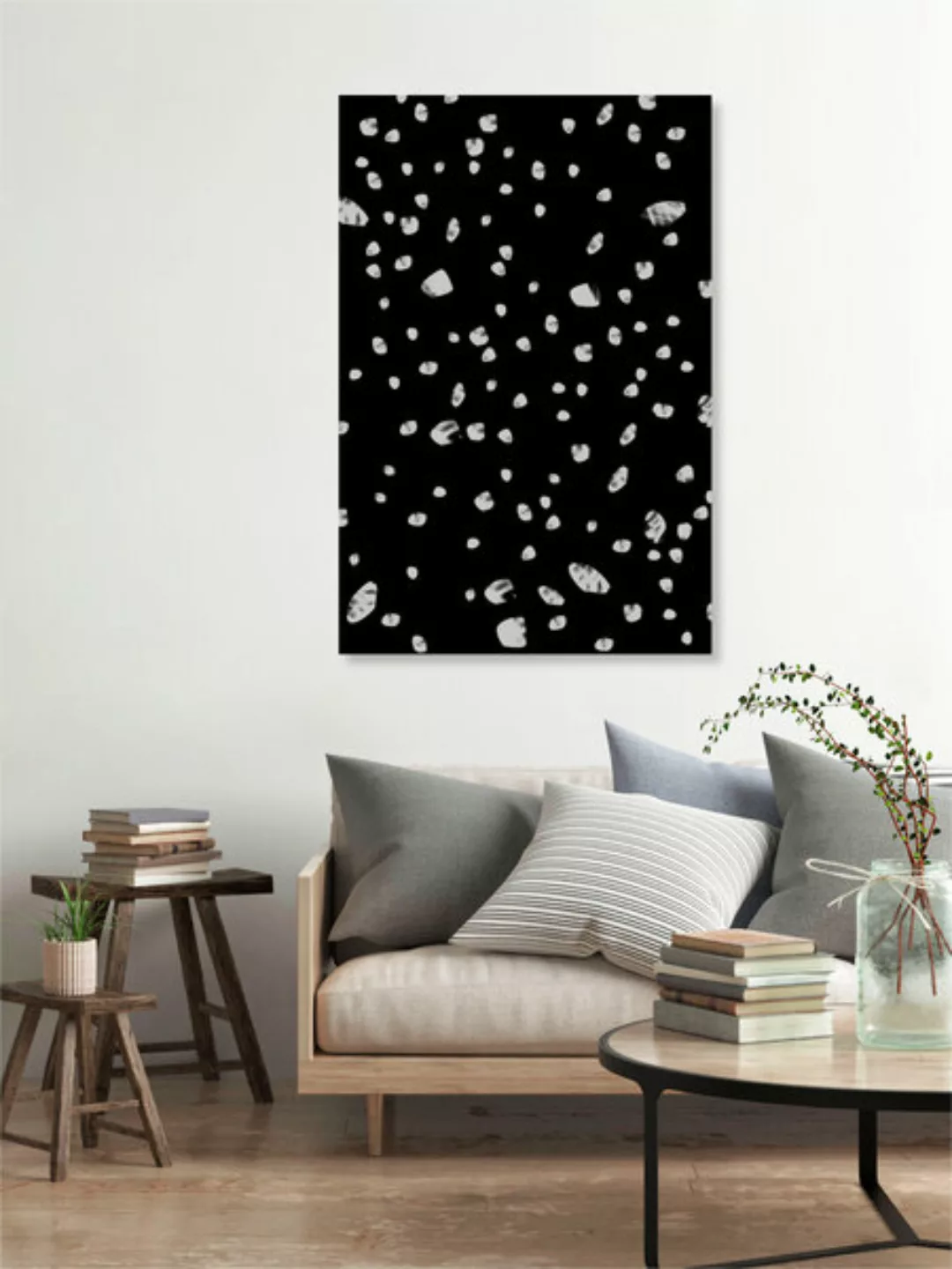 Poster / Leinwandbild - Universe Black günstig online kaufen