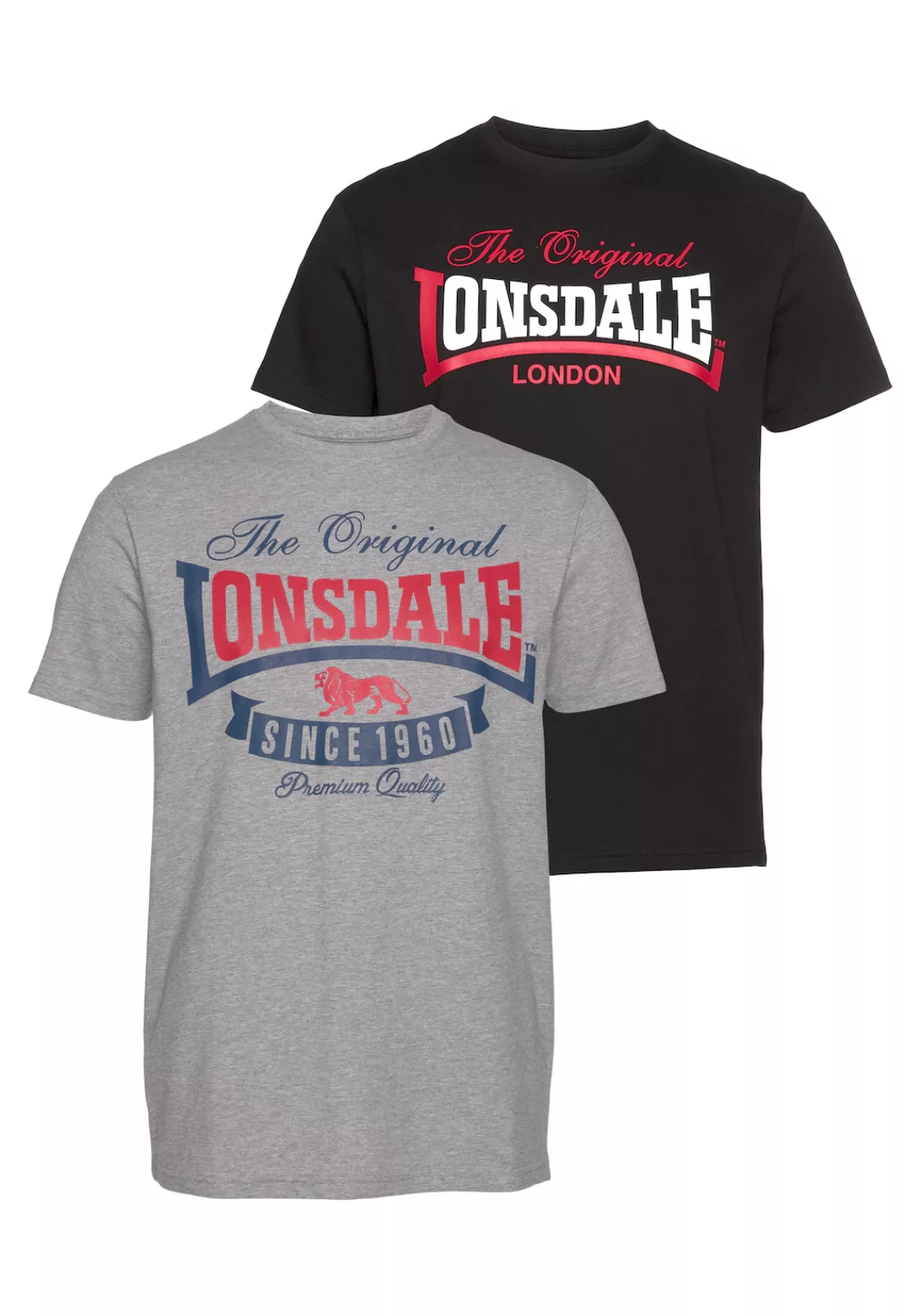 Lonsdale T-Shirt "GEARACH", (Packung, 2er-Pack) günstig online kaufen