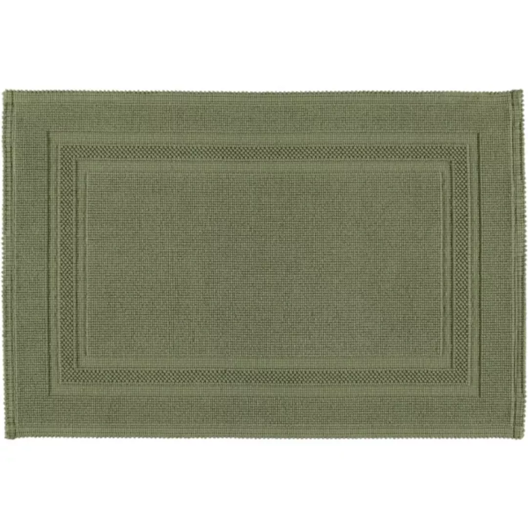 Rhomtuft - Badematte Gala - Farbe: olive - 404 - 60x90 cm günstig online kaufen