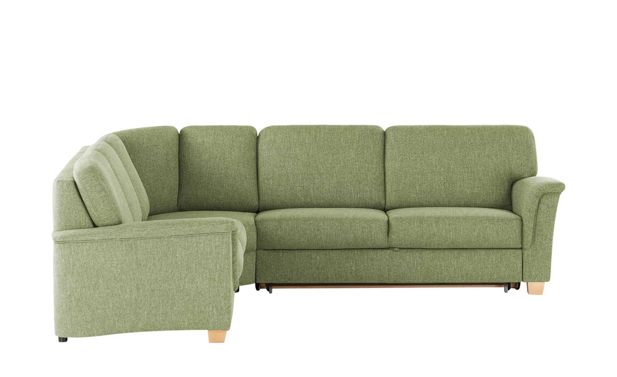 smart Ecksofa  Valencia ¦ grün ¦ Maße (cm): B: 242 H: 90 T: 272.0 Polstermö günstig online kaufen