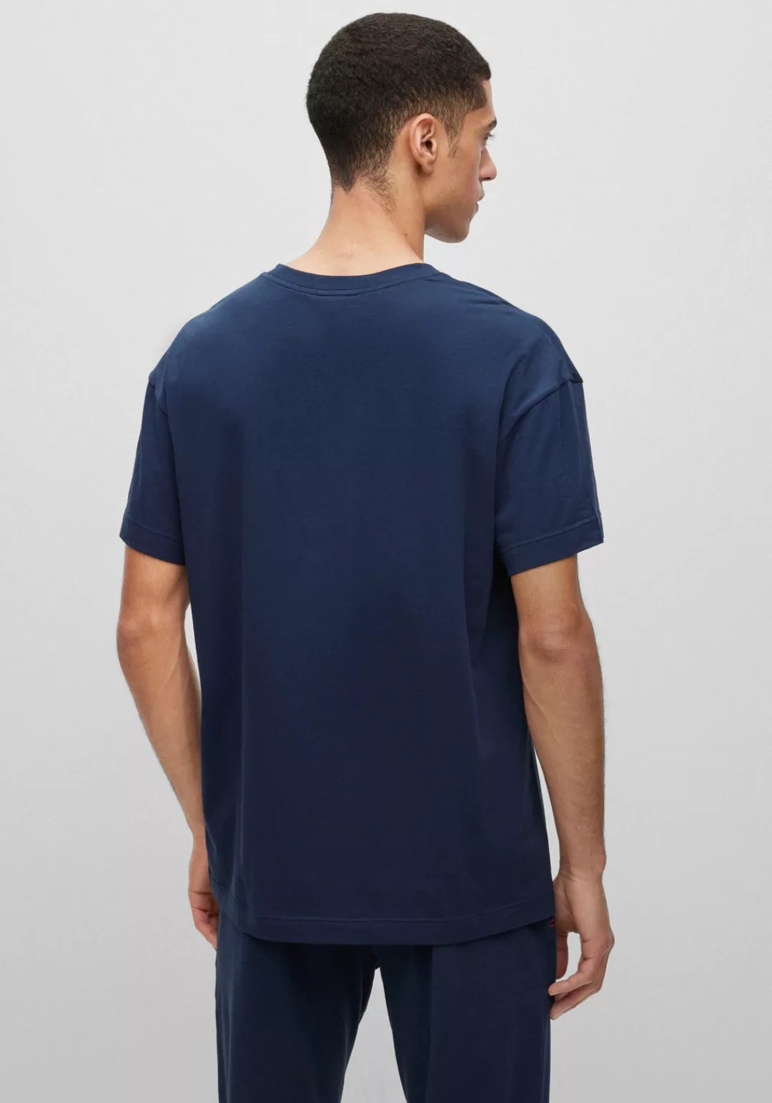 HUGO T-Shirt Linked T-Shirt mit HUGO Druck auf der Brust günstig online kaufen