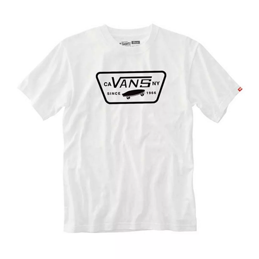 Vans Full Patch Kurzärmeliges T-shirt XL White / Black günstig online kaufen