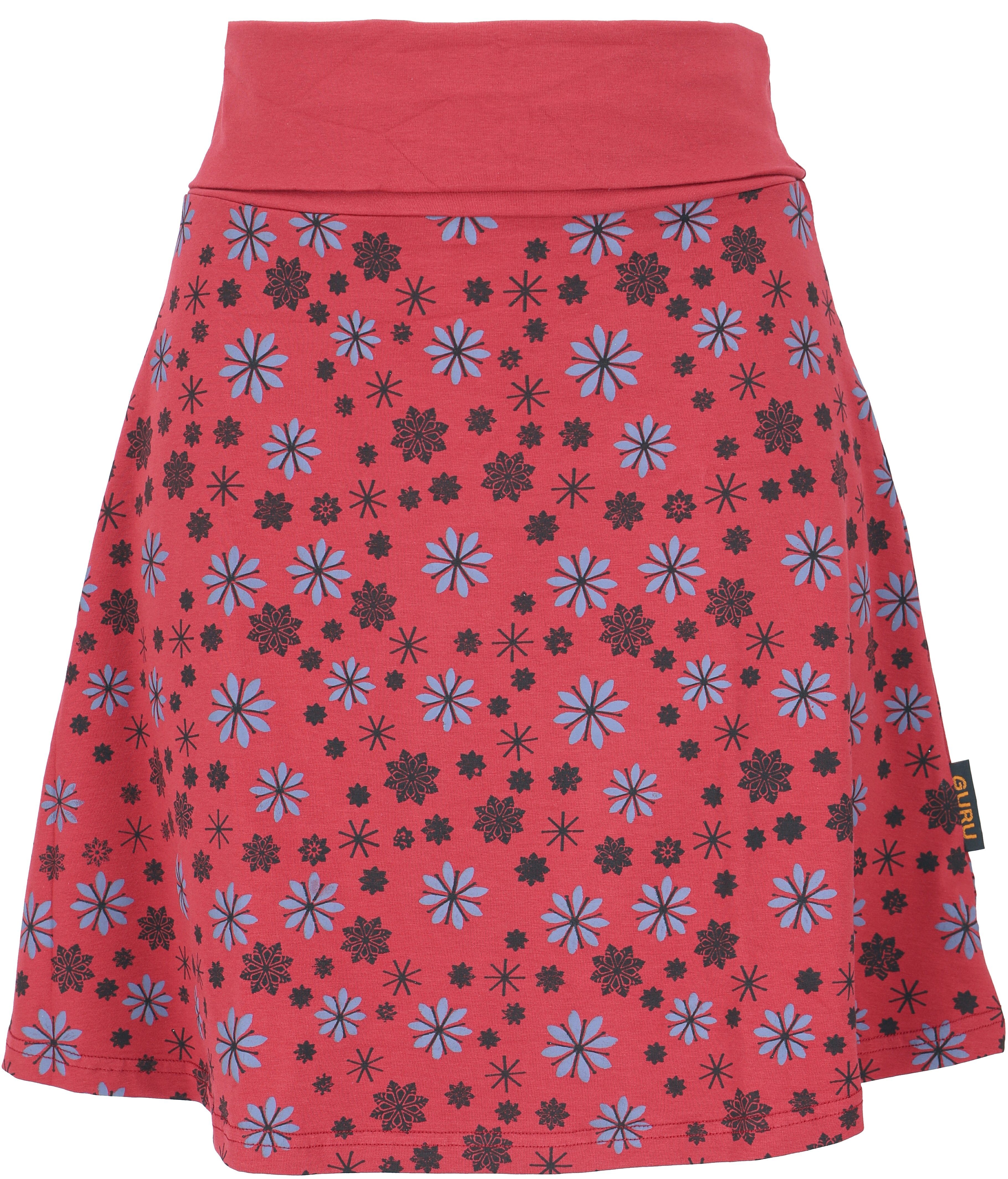 Guru-Shop Minirock Minirock aus Bio-Baumwolle, Boho günstig online kaufen