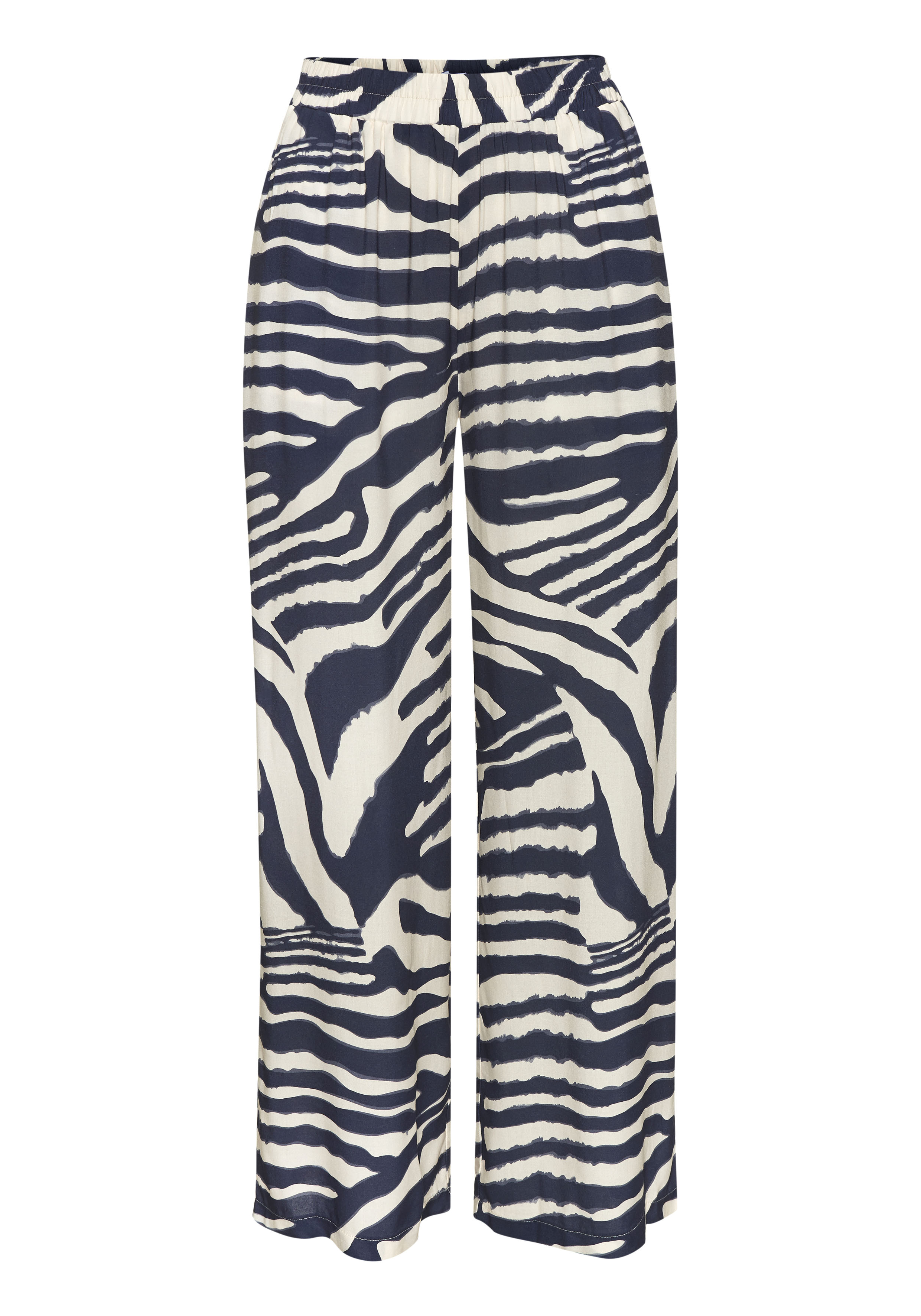 LASCANA Palazzohose mit Animalprint, Schlupfhose, Wide-Leg, günstig online kaufen