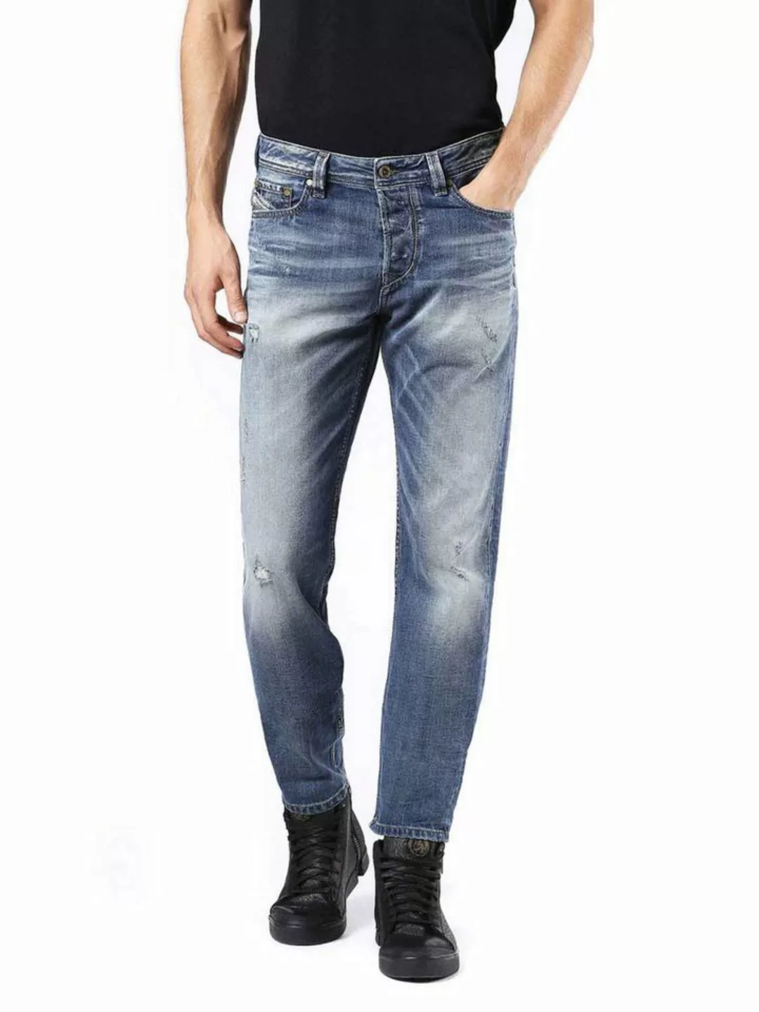 Diesel Tapered-fit-Jeans Diesel Herren Larkee-Beex 0857M Jeans Regular Tape günstig online kaufen