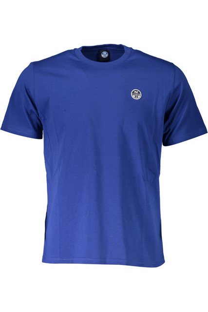 North Sails T-Shirt Kurzarmp-T-Shirt Herren Blau mit Applikation & günstig online kaufen