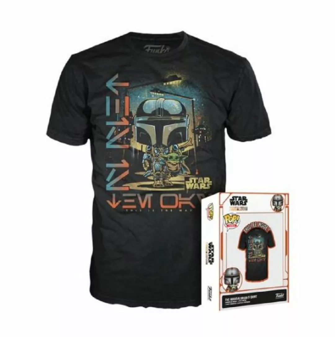 T-Shirt Funko POP! Boxed Tees: Star Wars - The Mandalorian T-Shirt günstig online kaufen