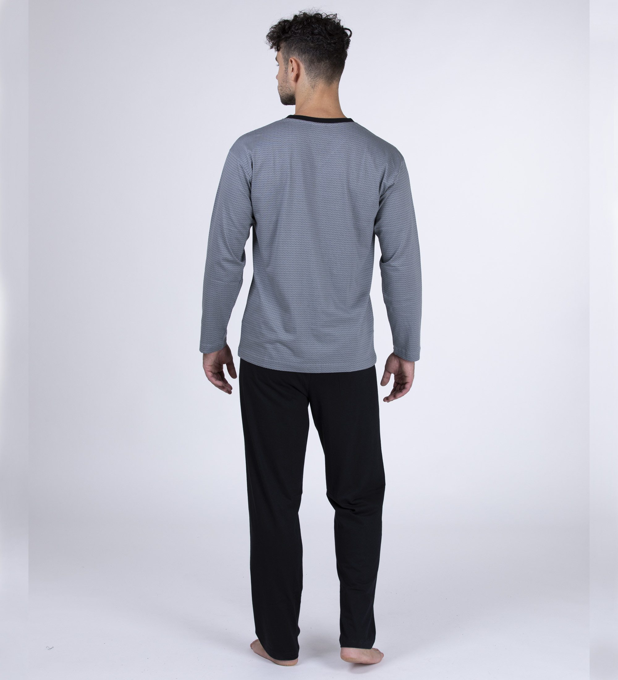Moonline Pyjama Schlafanzug lang, 100% Baumwolle günstig online kaufen