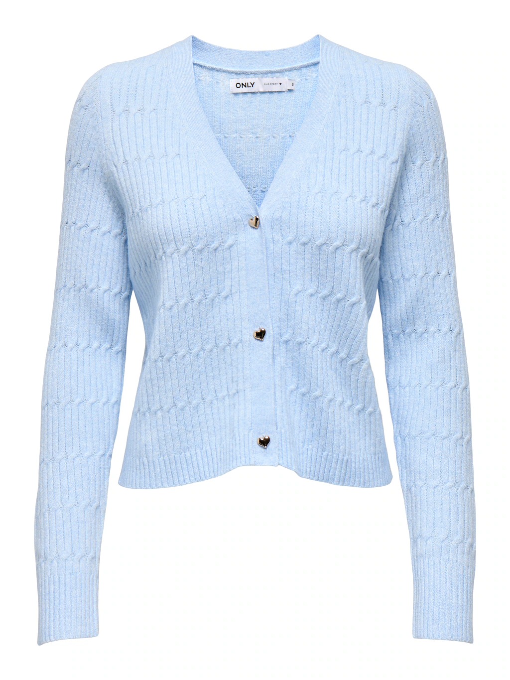 ONLY Strickjacke ONLKATIA LS CABLE V-NECK CARDIGAN CC KNT günstig online kaufen