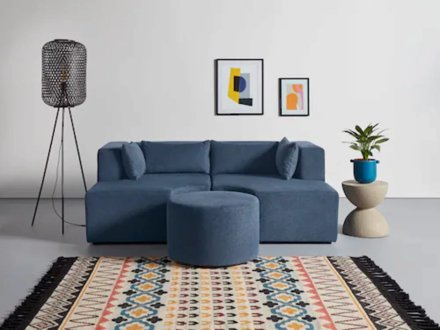 Leonique Sofa »Alexane«, zusammengesetzt aus Modulen, in vielen Bezugsquali günstig online kaufen