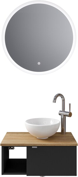 Saphir Badmöbel-Set "Serie 6915", (4 St.), Gäste-Bad, 70 cm breit, mit LED- günstig online kaufen