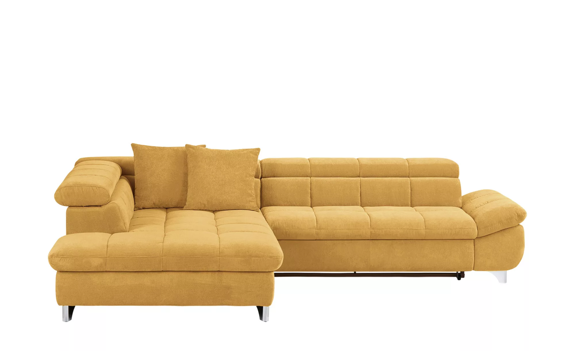 Primo Eckcouch mit Kopfteilverstellung - gelb - 79 cm - Polstermöbel > Sofa günstig online kaufen