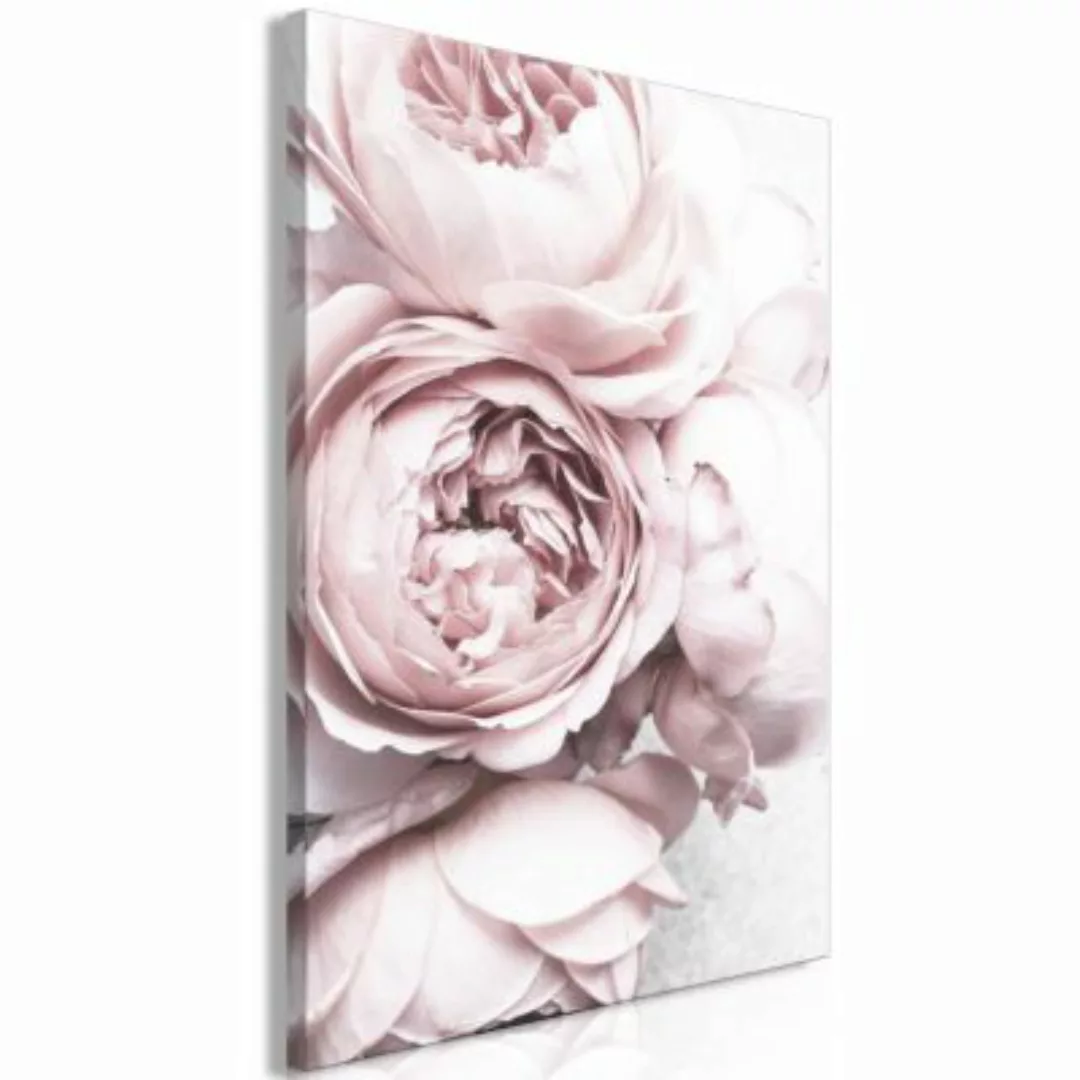 artgeist Wandbild Flowers for Her (1 Part) Vertical rosa/grau Gr. 40 x 60 günstig online kaufen