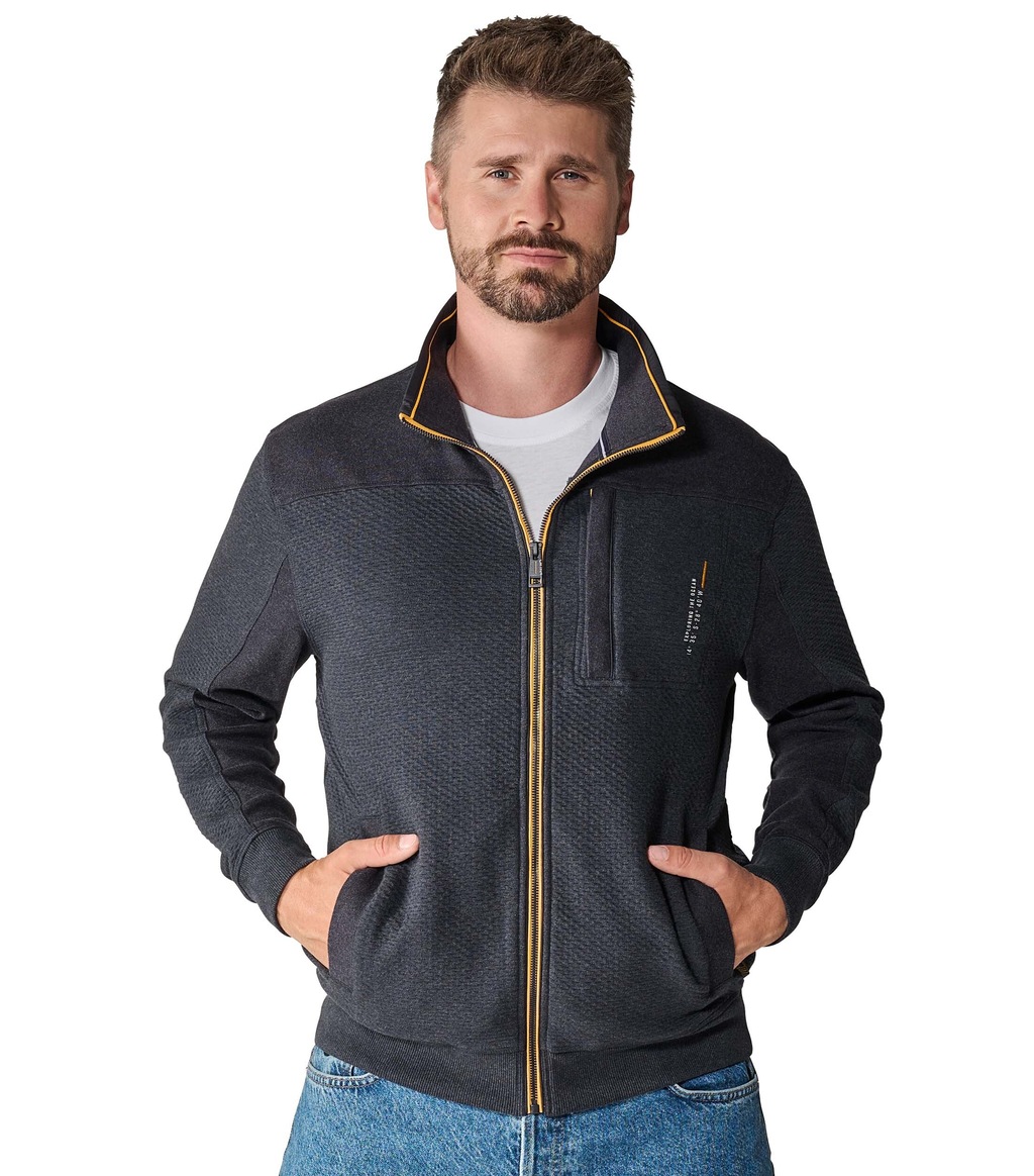 CASAMODA Sweatjacke "CASAMODA Sweatjacke uni" günstig online kaufen