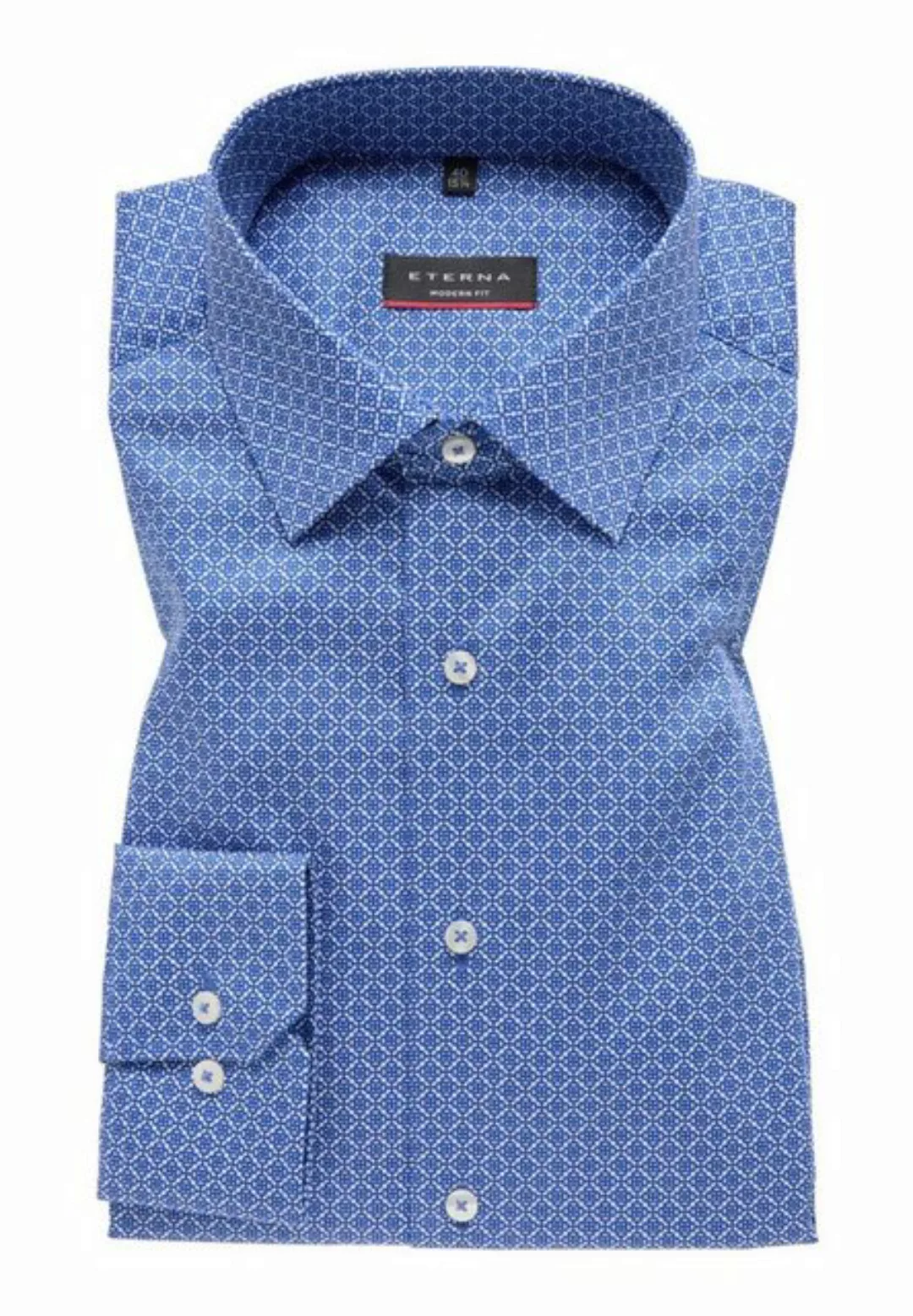 Eterna Blusenshirt Hemd 4106 X18P, blau günstig online kaufen