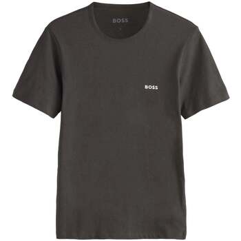 BOSS  T-Shirt Cotton Basic T-Shirt Charcoal Grey günstig online kaufen