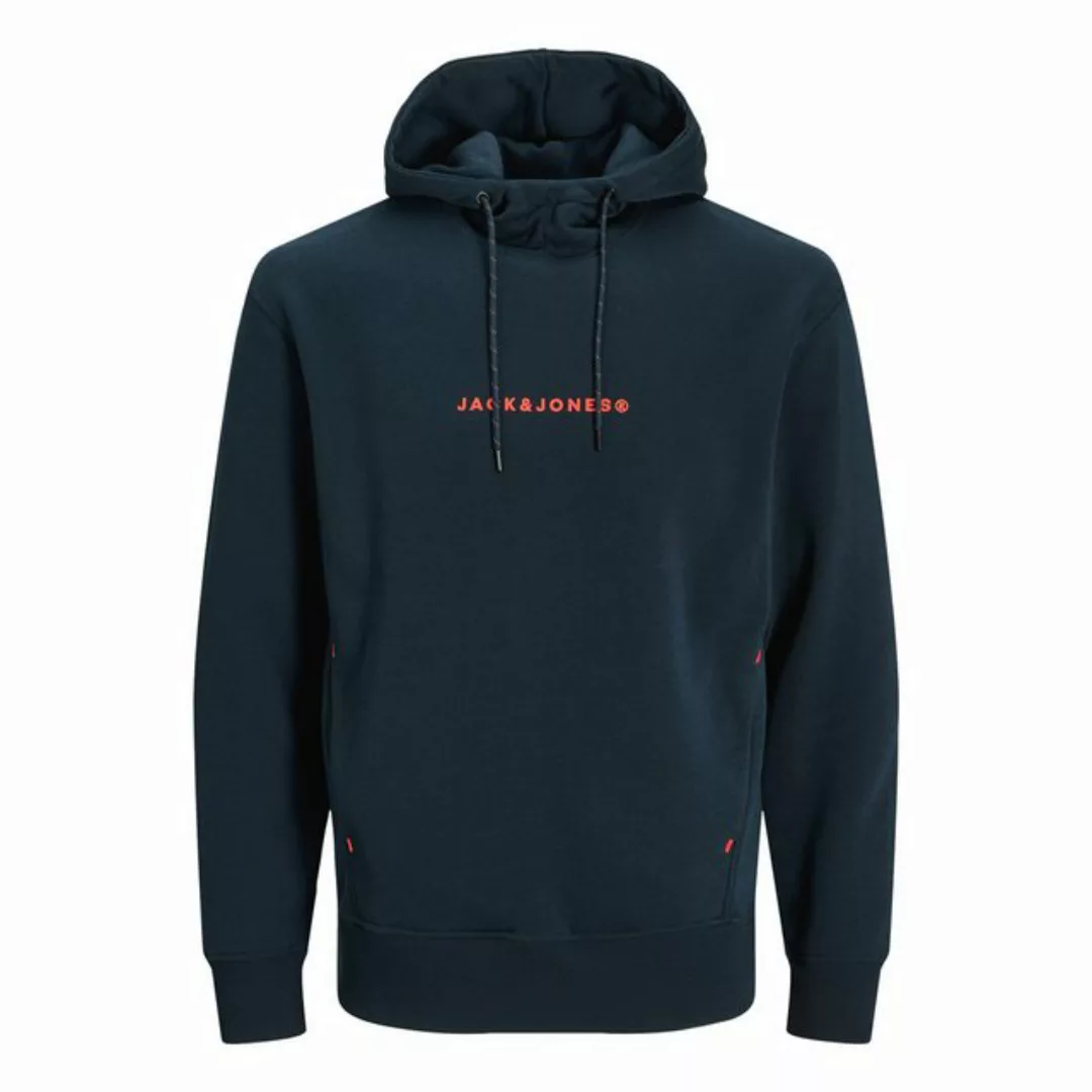 Jack & Jones Kapuzensweatshirt JJTree Sweat Hood mit Markenschriftzug auf d günstig online kaufen