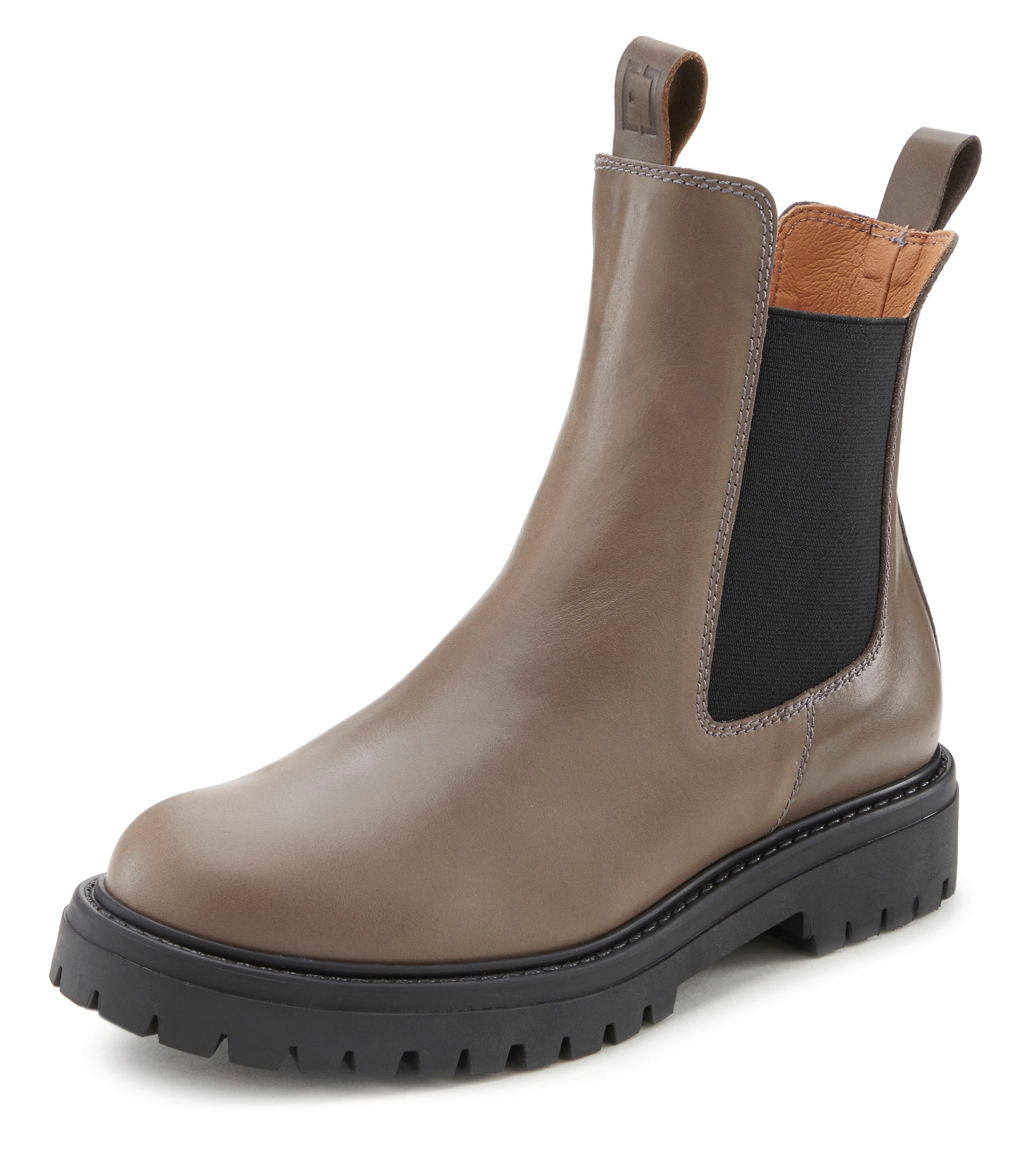Elbsand Stiefelette, Chelseaboots, Schlupfstiefel, Bikerboots aus Leder günstig online kaufen