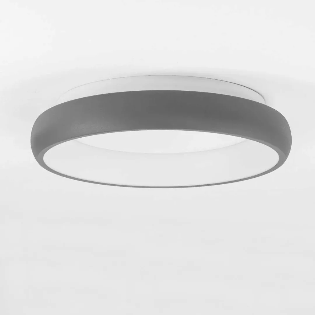 LED Deckenleuchte Albi in Sandgrau 32W 1950lm günstig online kaufen