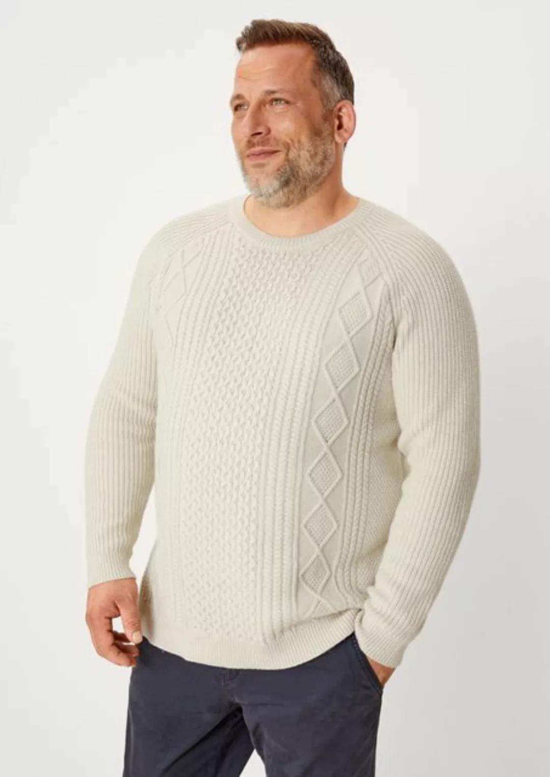 s.Oliver Strickpullover Pullover mit Strickmuster günstig online kaufen