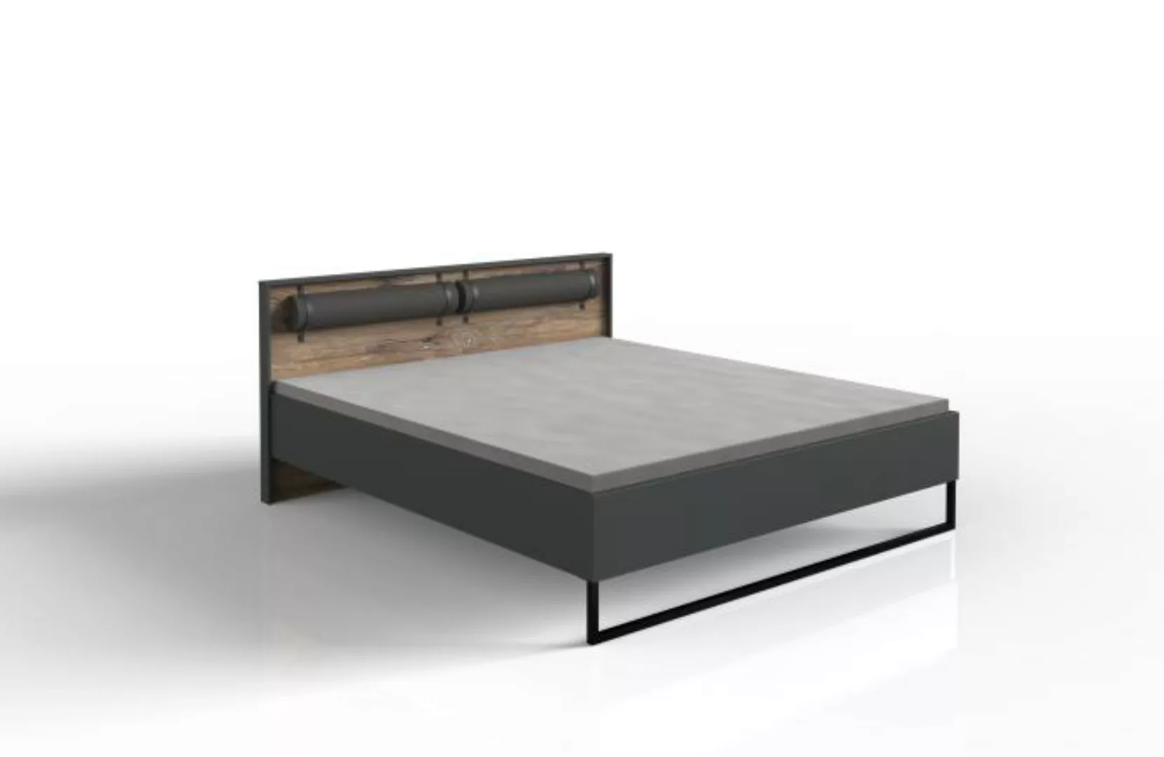 Futonbett höhenverstellbar inkl. Bettpolster 180x200 WINNIPEG von FRESHTOGO günstig online kaufen