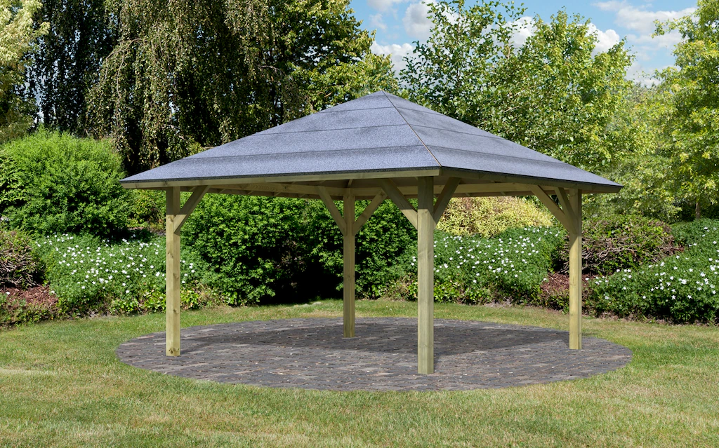 Karibu Pavillon "Holm 1", BxT: 431x431 cm günstig online kaufen