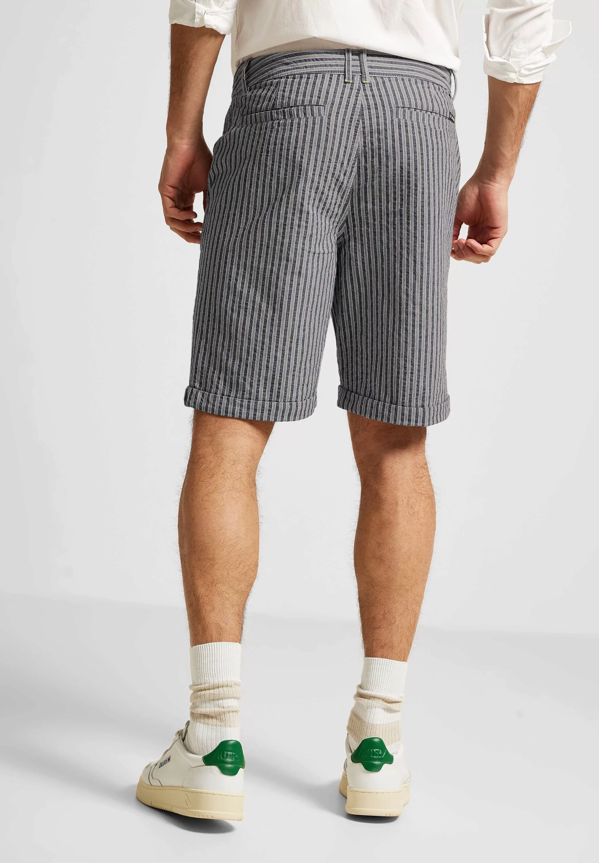 STREET ONE MEN Shorts, im Streifendesign günstig online kaufen