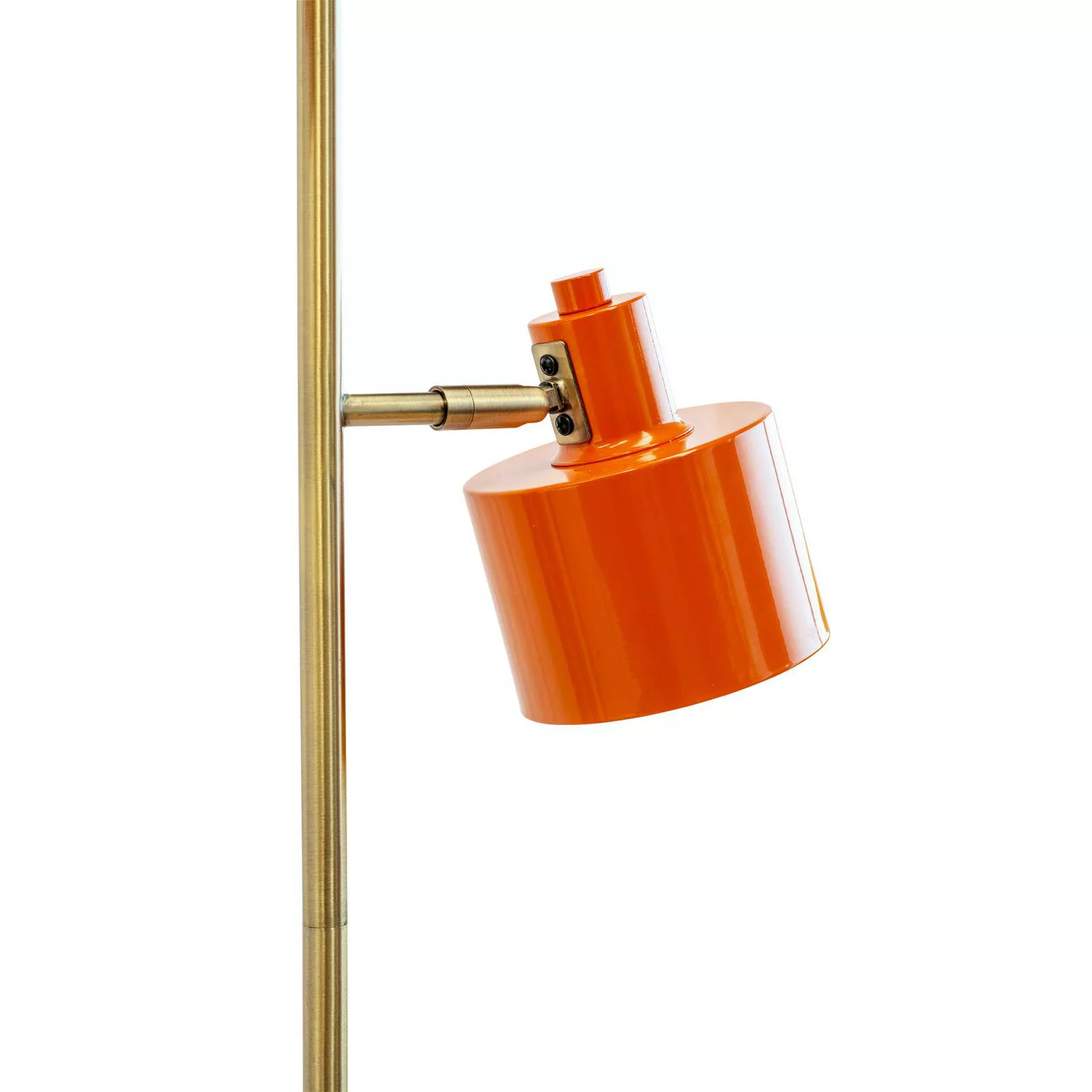 Dyberg Larsen Ocean Stehlampe 2-fl. orange/messing günstig online kaufen