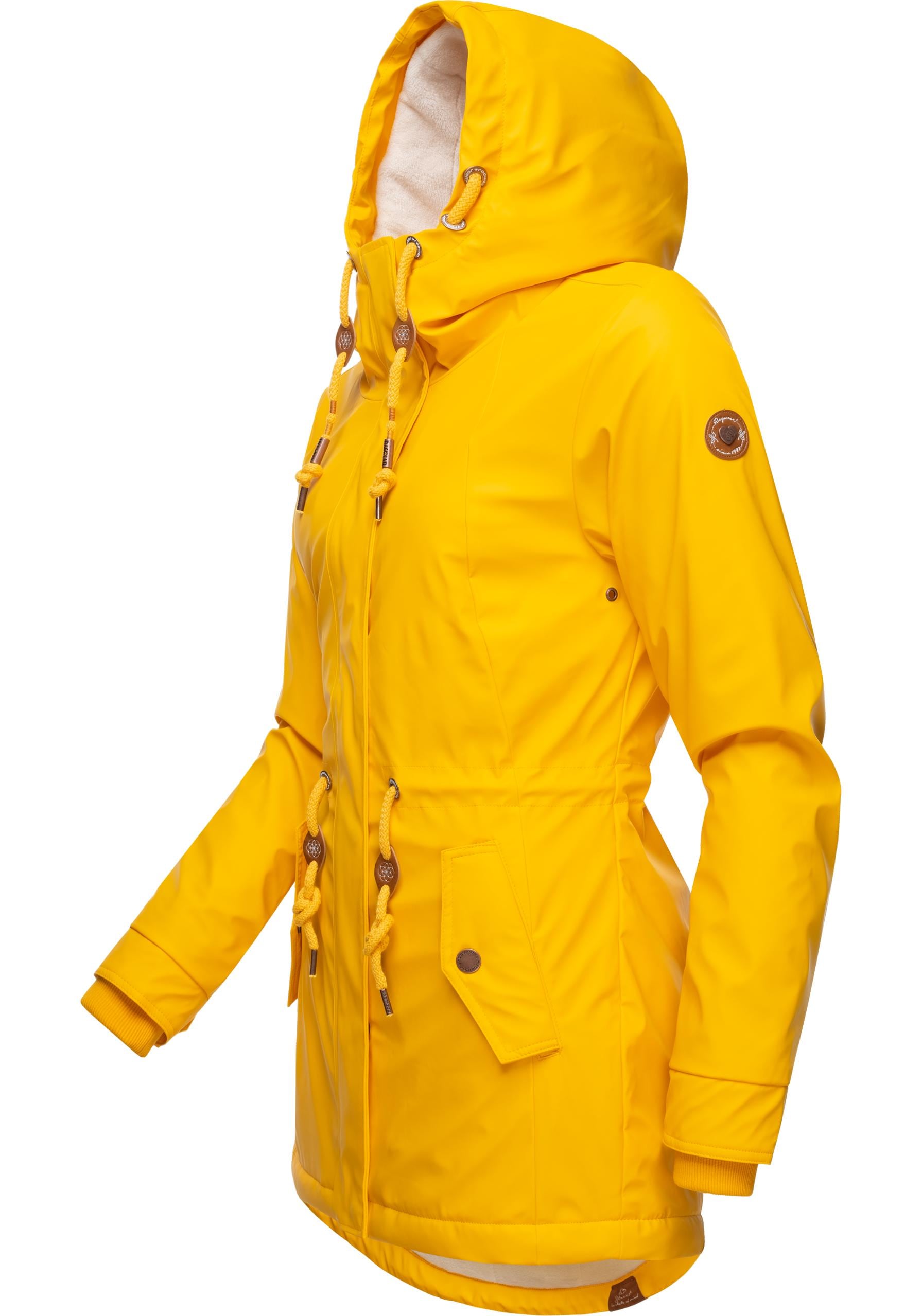 Ragwear Regenmantel "Monadis Rainy Intl.", modischer Regenparka mit kuschli günstig online kaufen