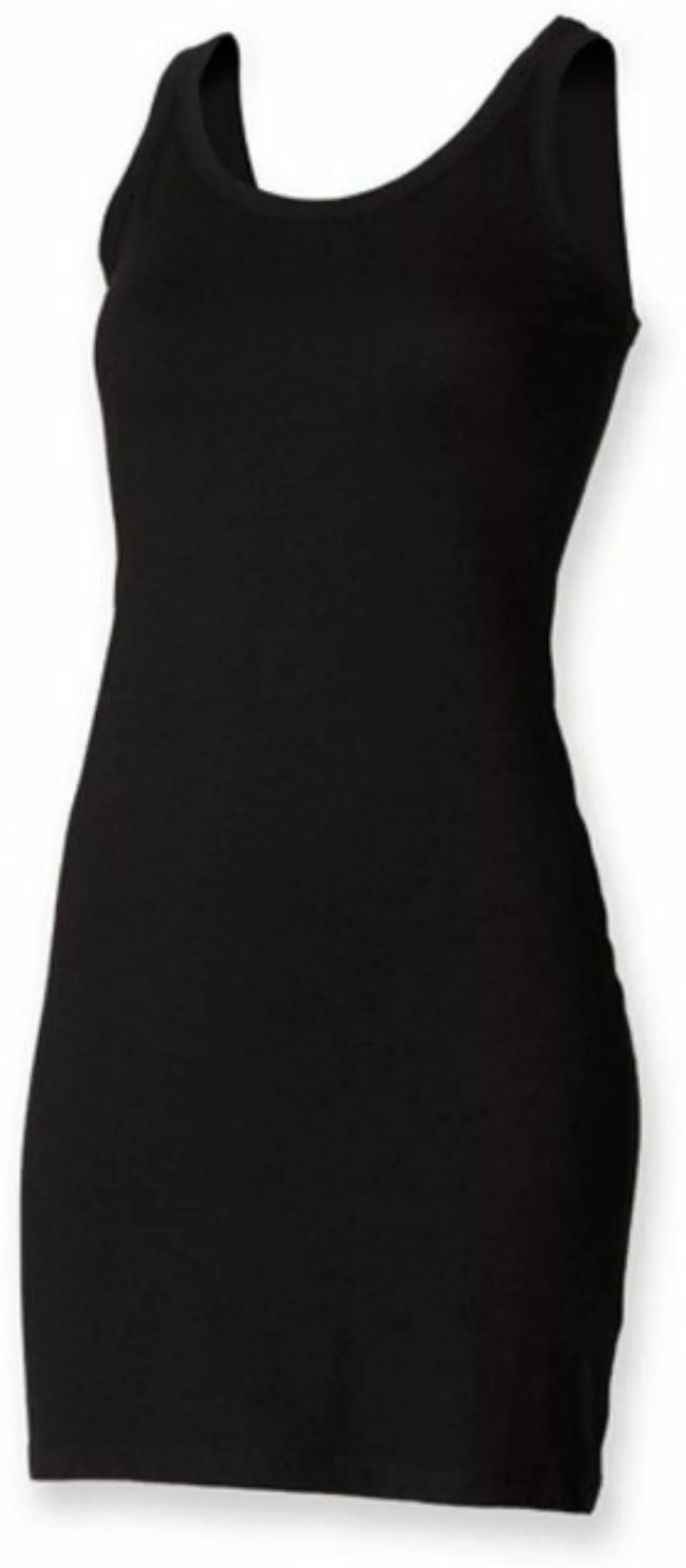 SF Women Rundhalsshirt Damen Kleid Women`s Stretch Vest Dress günstig online kaufen