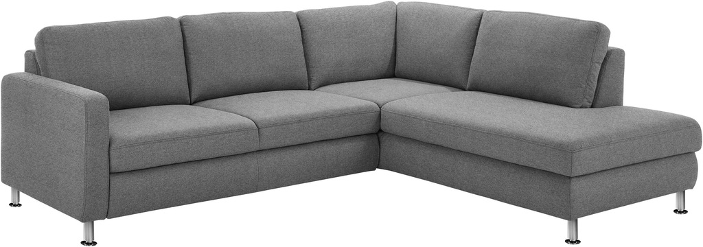 Die PlanBar Ecksofa "MP-IN19027 L-Form", wahlweise mit Bettfunktion, mit Ka günstig online kaufen