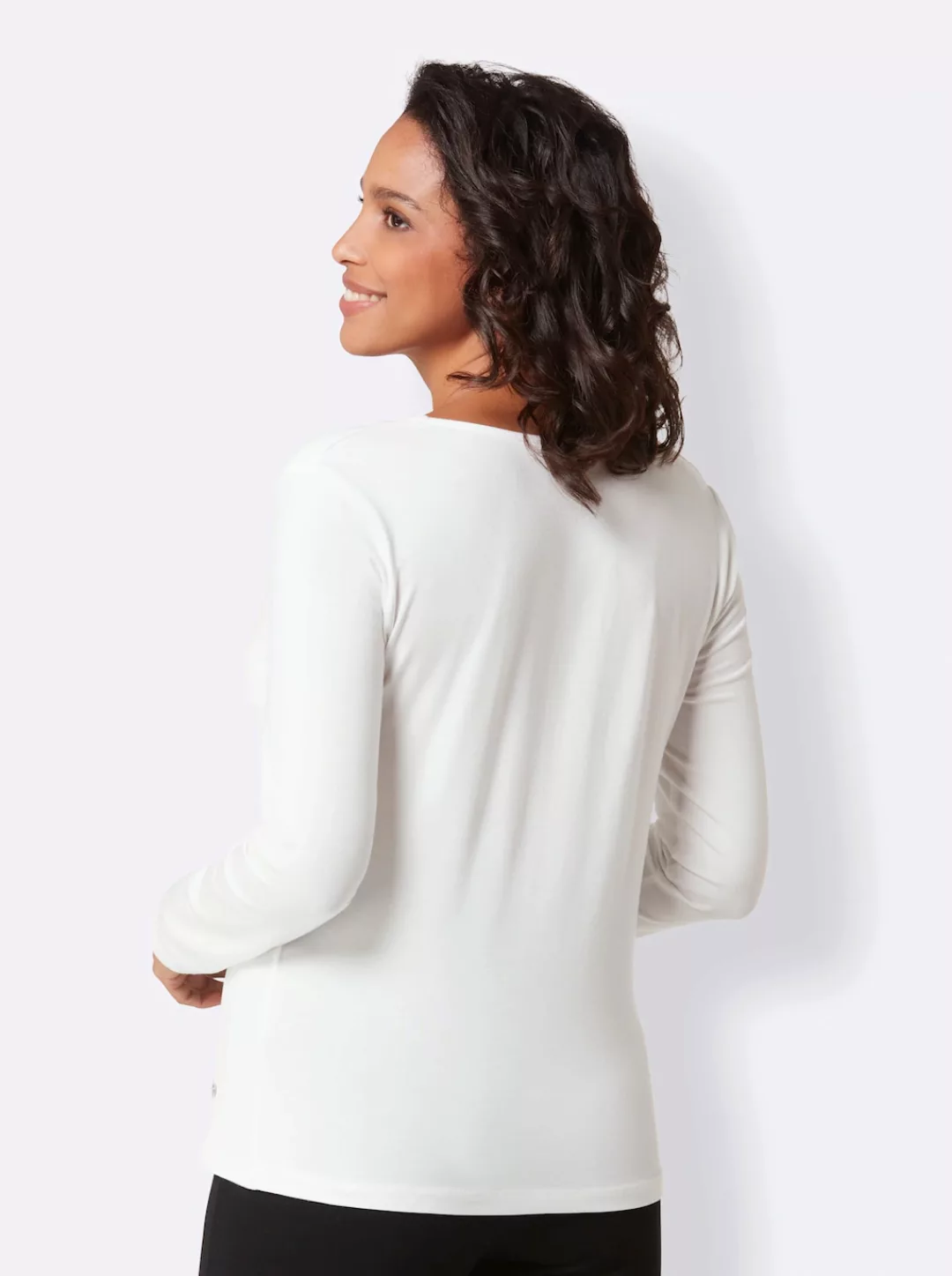 CREATION L PREMIUM Wasserfallshirt "Modal-Shirt", (1 tlg.) günstig online kaufen